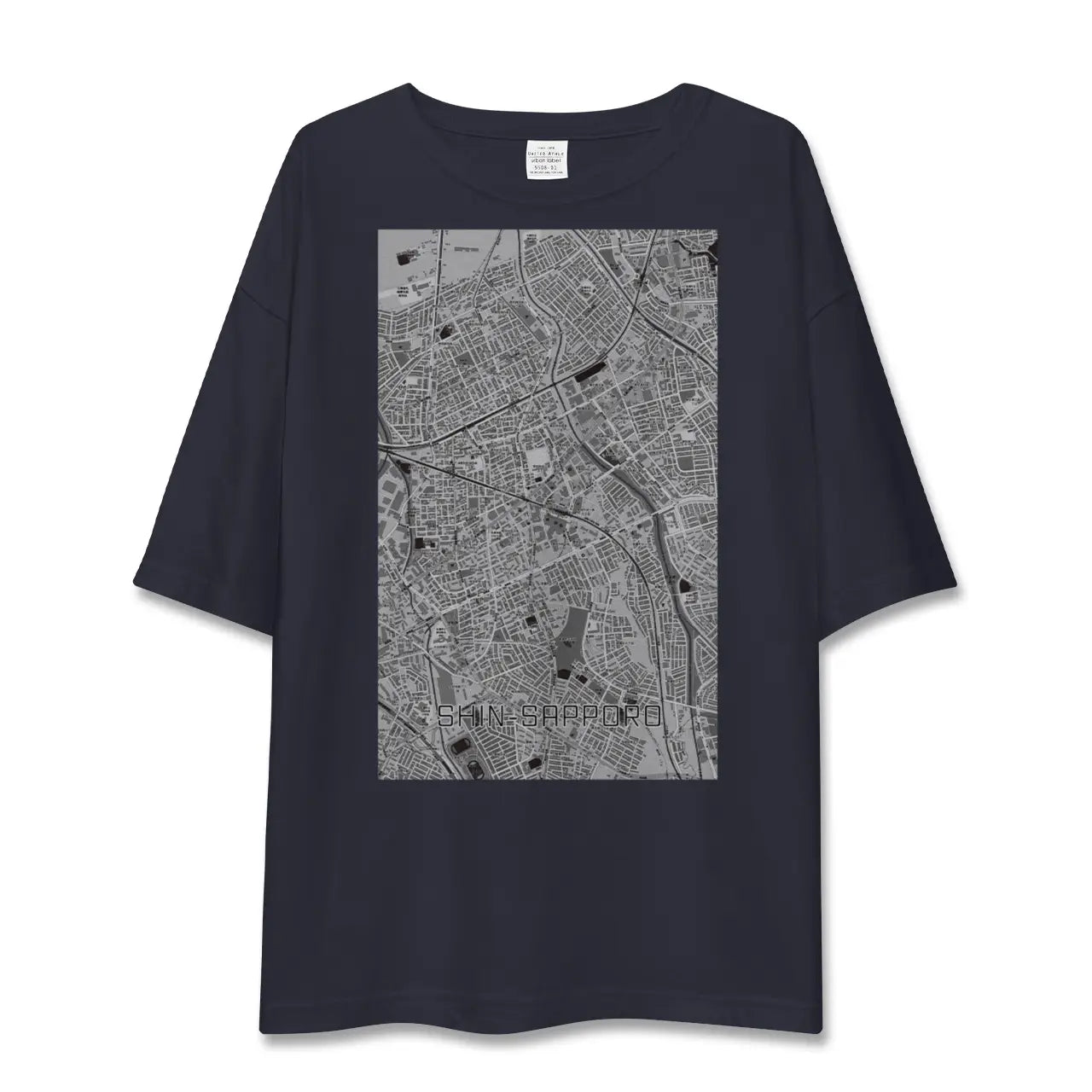 【新札幌(北海道)】地図柄ビッグシルエットTシャツ