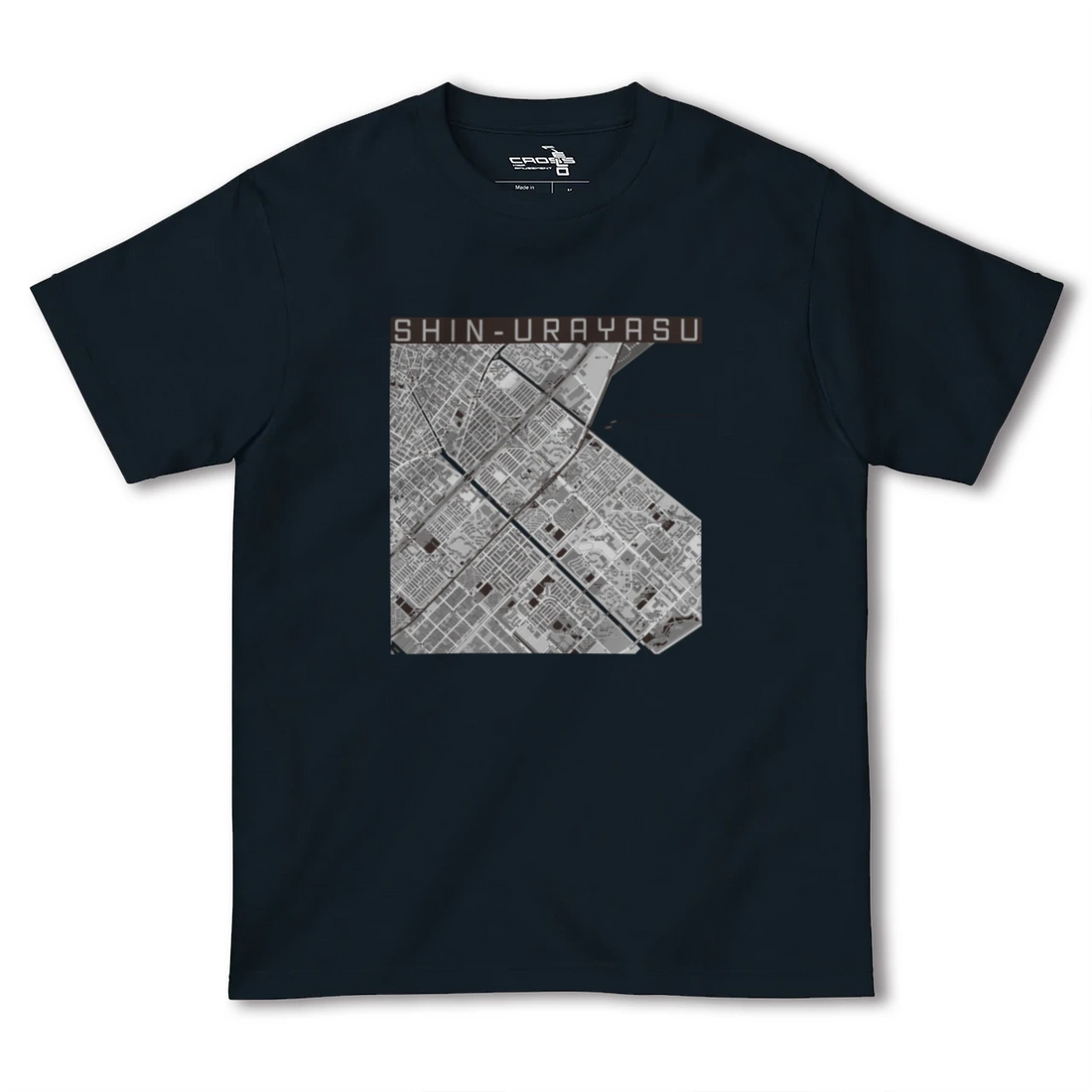 【新浦安(千葉県)】地図柄ヘビーウェイトTシャツ