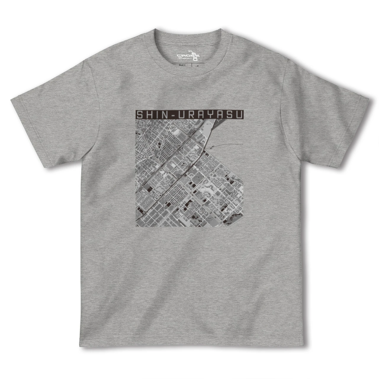 【新浦安(千葉県)】地図柄ヘビーウェイトTシャツ