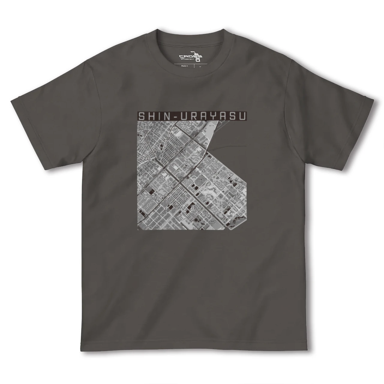 【新浦安(千葉県)】地図柄ヘビーウェイトTシャツ