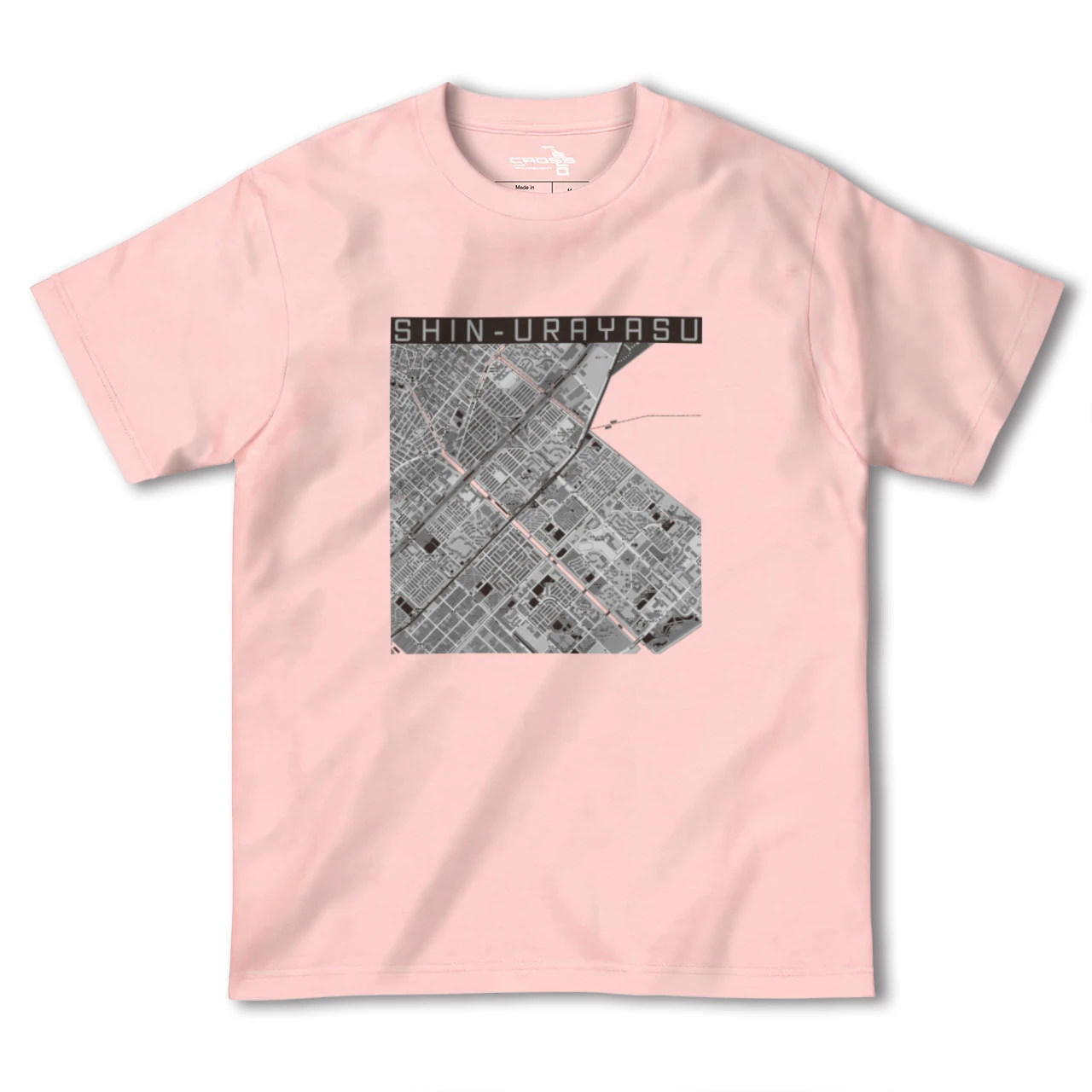 【新浦安(千葉県)】地図柄ヘビーウェイトTシャツ