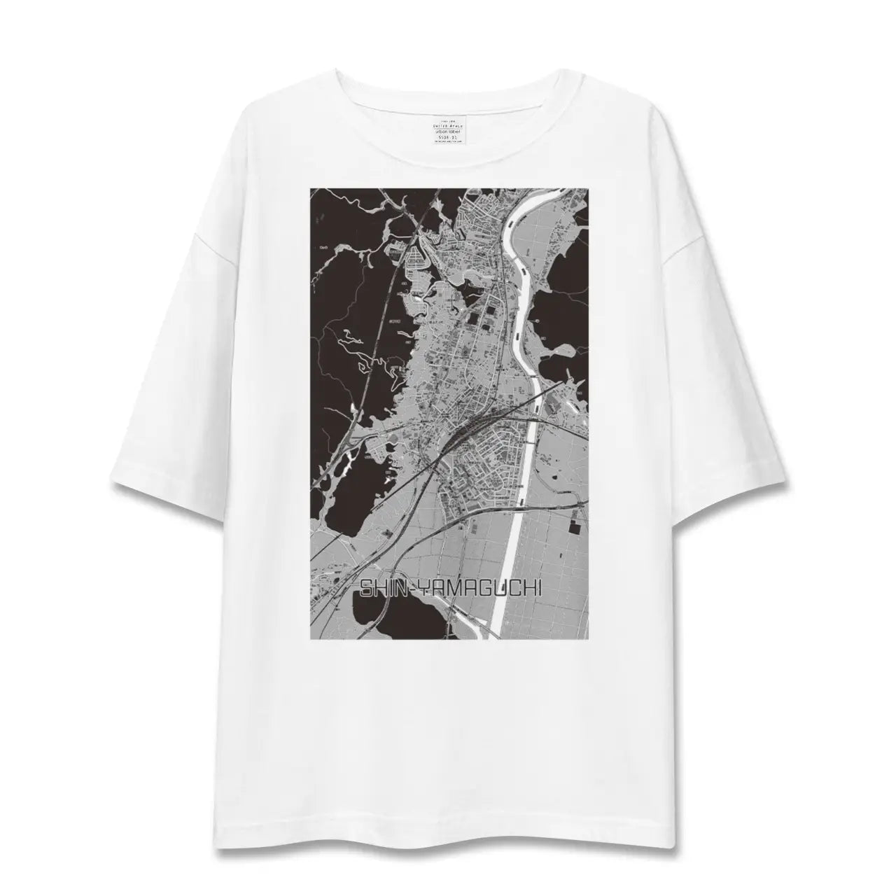 【新山口(山口県)】地図柄ビッグシルエットTシャツ