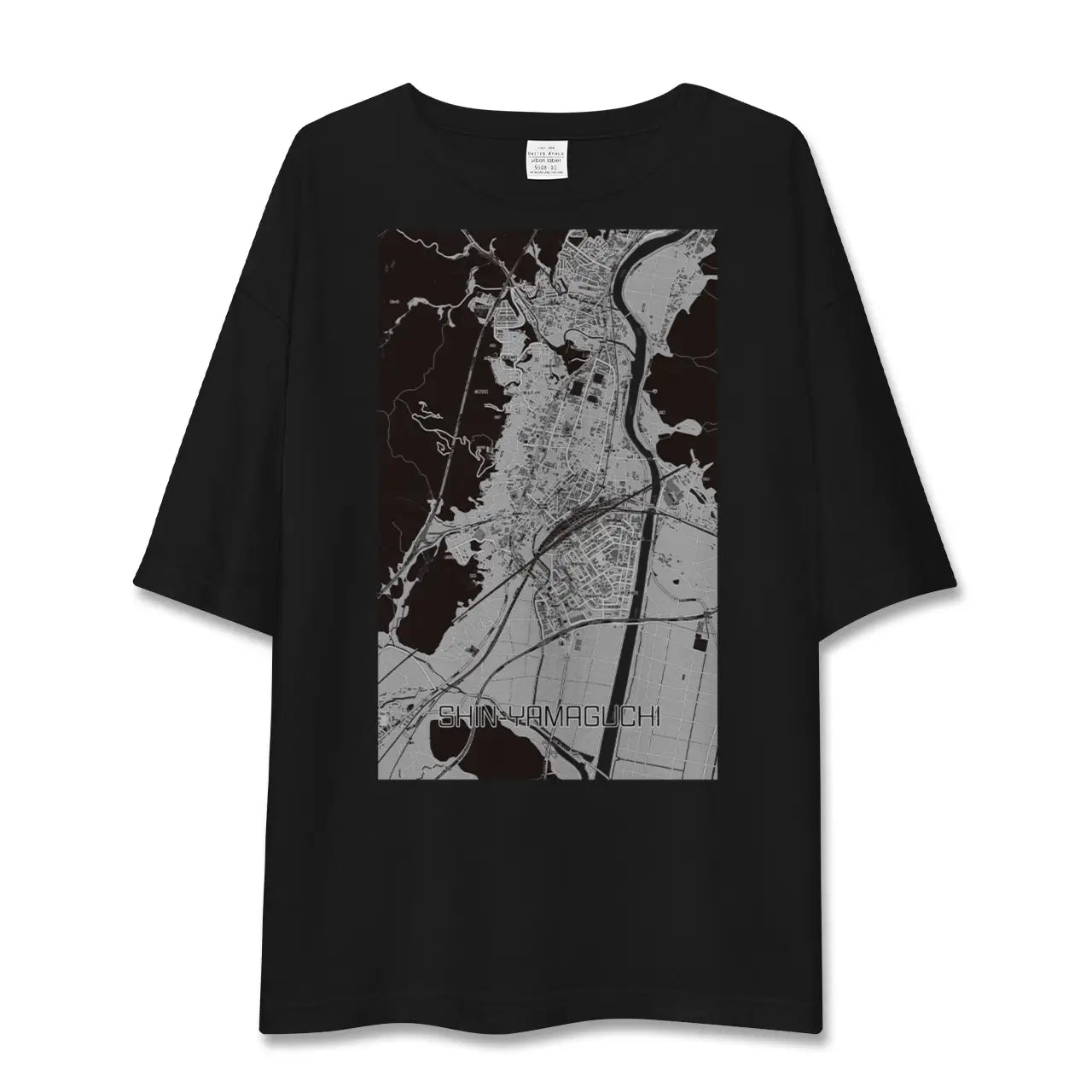 【新山口(山口県)】地図柄ビッグシルエットTシャツ