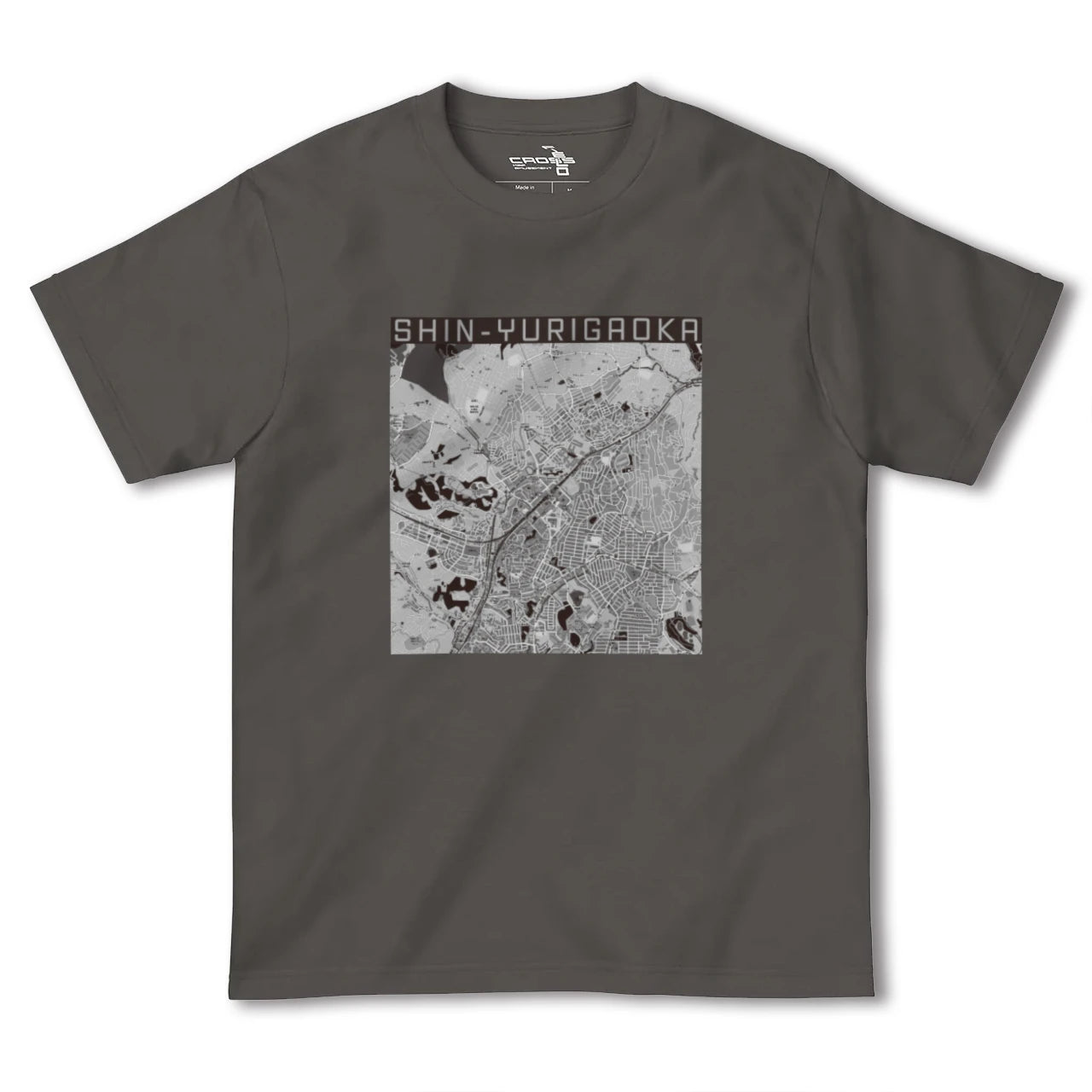 【新百合ヶ丘(神奈川県)】地図柄ヘビーウェイトTシャツ