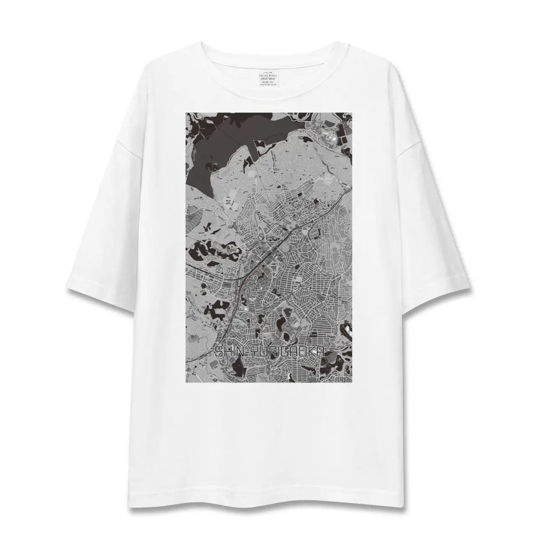 【新百合ヶ丘(神奈川県)】地図柄ビッグシルエットTシャツ