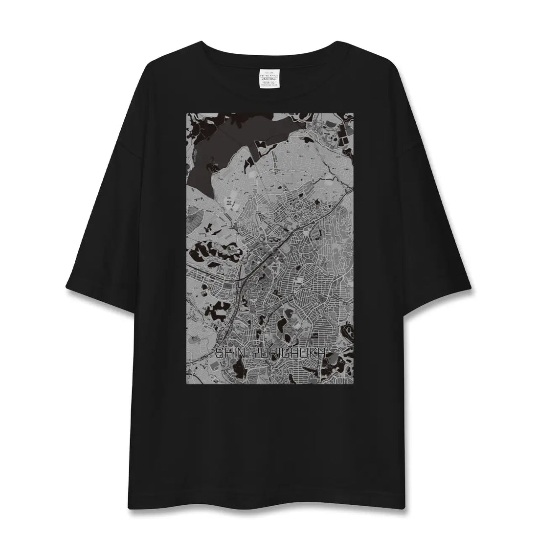【新百合ヶ丘(神奈川県)】地図柄ビッグシルエットTシャツ