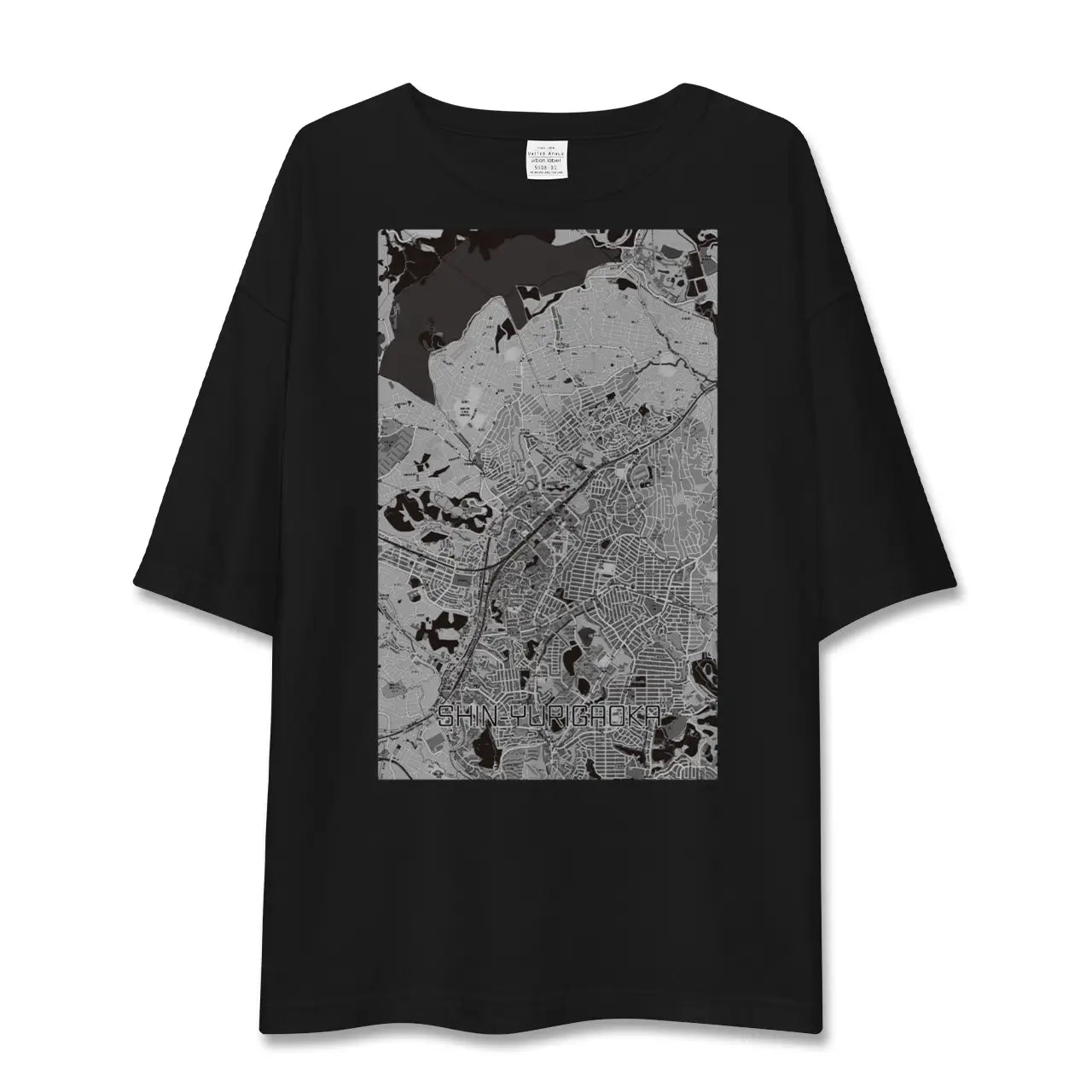 【新百合ヶ丘(神奈川県)】地図柄ビッグシルエットTシャツ