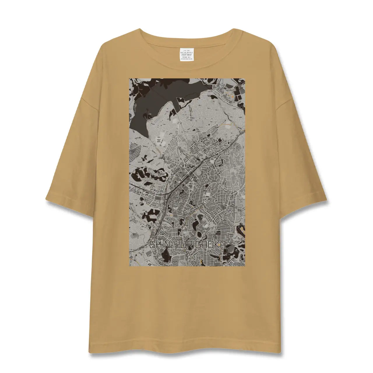 【新百合ヶ丘(神奈川県)】地図柄ビッグシルエットTシャツ