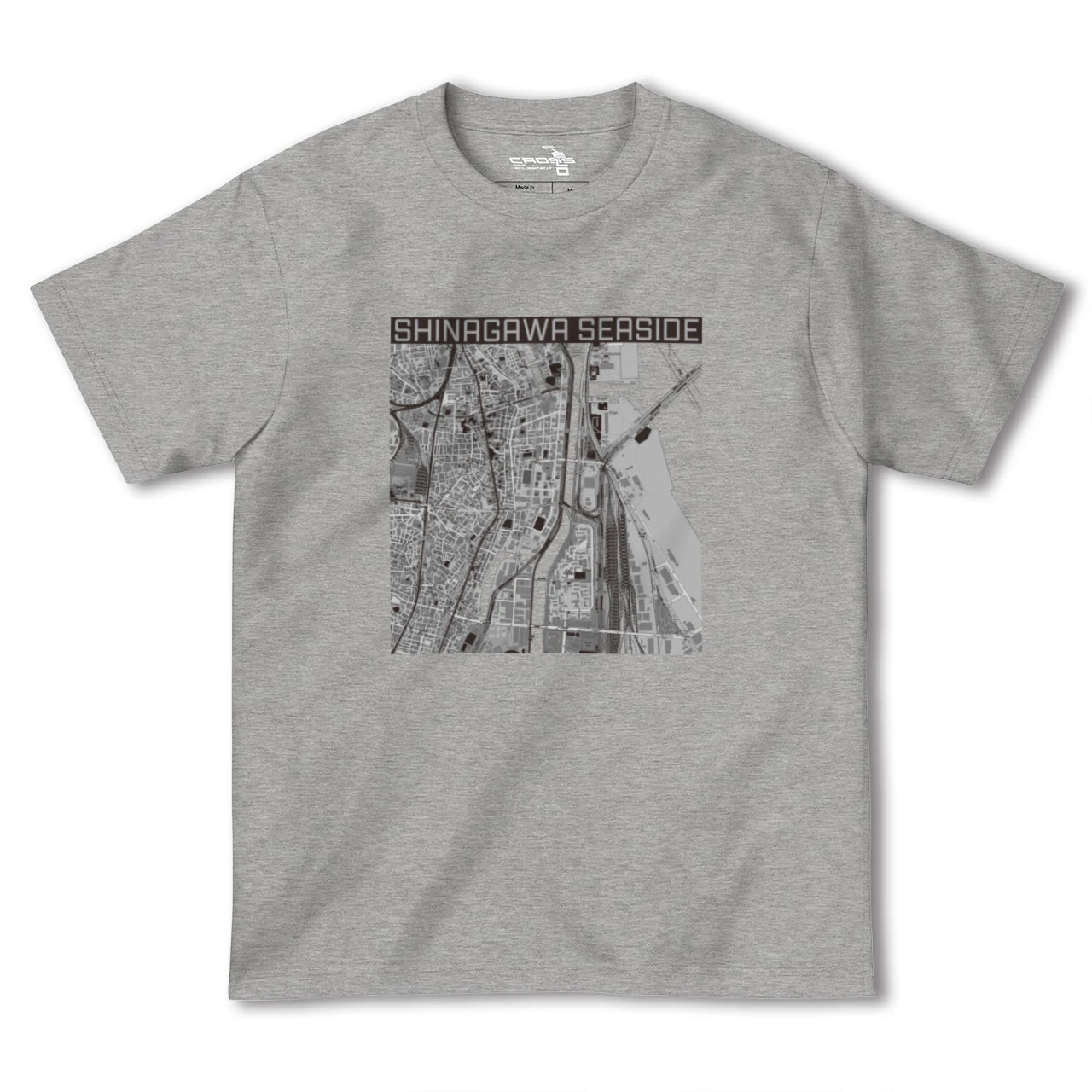 【品川シーサイド(東京都)】地図柄ヘビーウェイトTシャツ