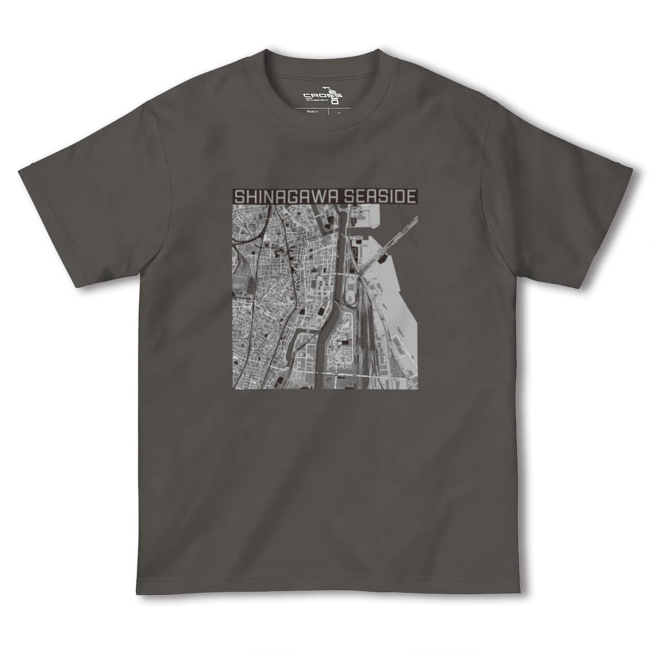 【品川シーサイド(東京都)】地図柄ヘビーウェイトTシャツ