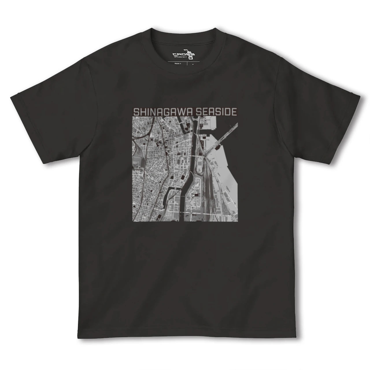 【品川シーサイド(東京都)】地図柄ヘビーウェイトTシャツ