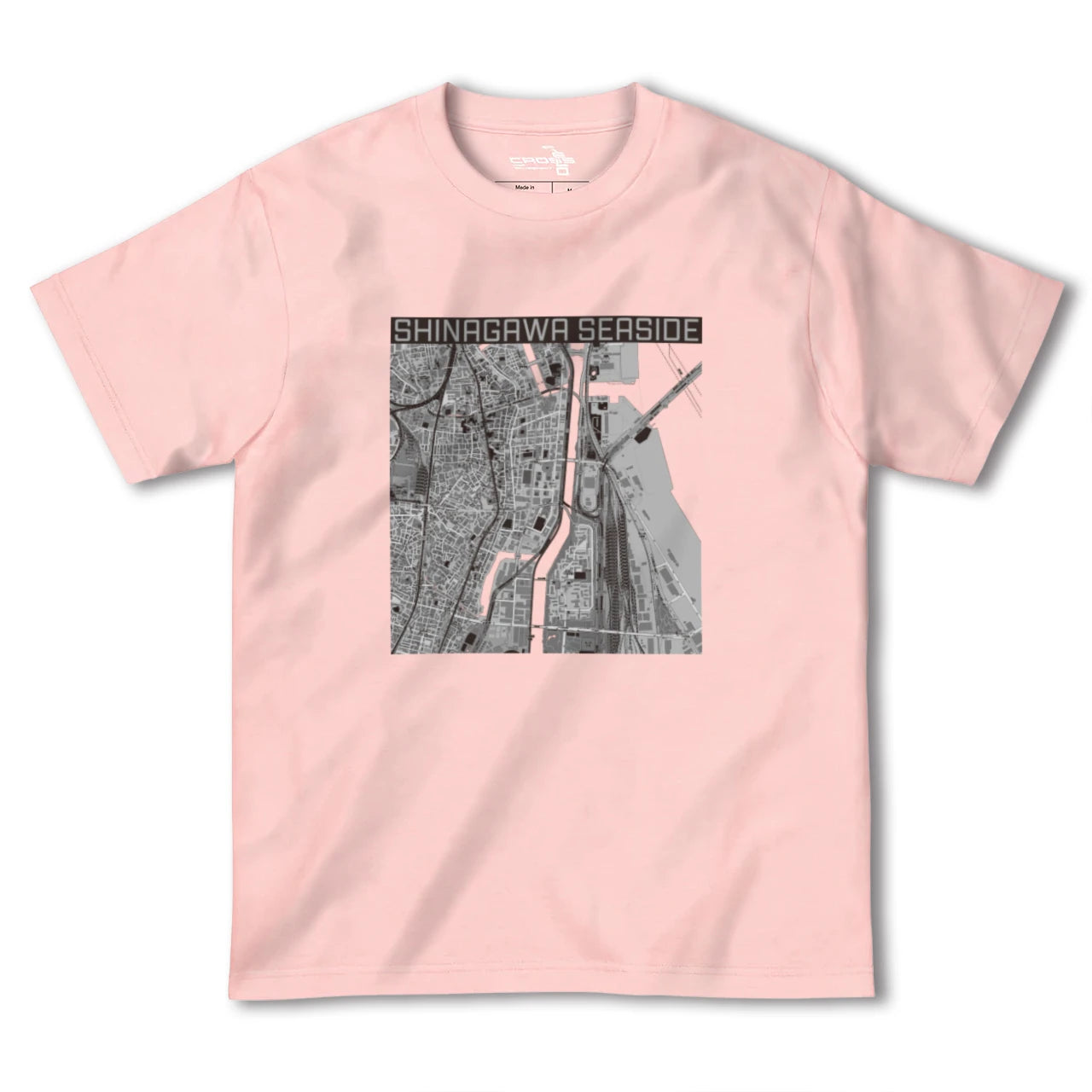 【品川シーサイド(東京都)】地図柄ヘビーウェイトTシャツ