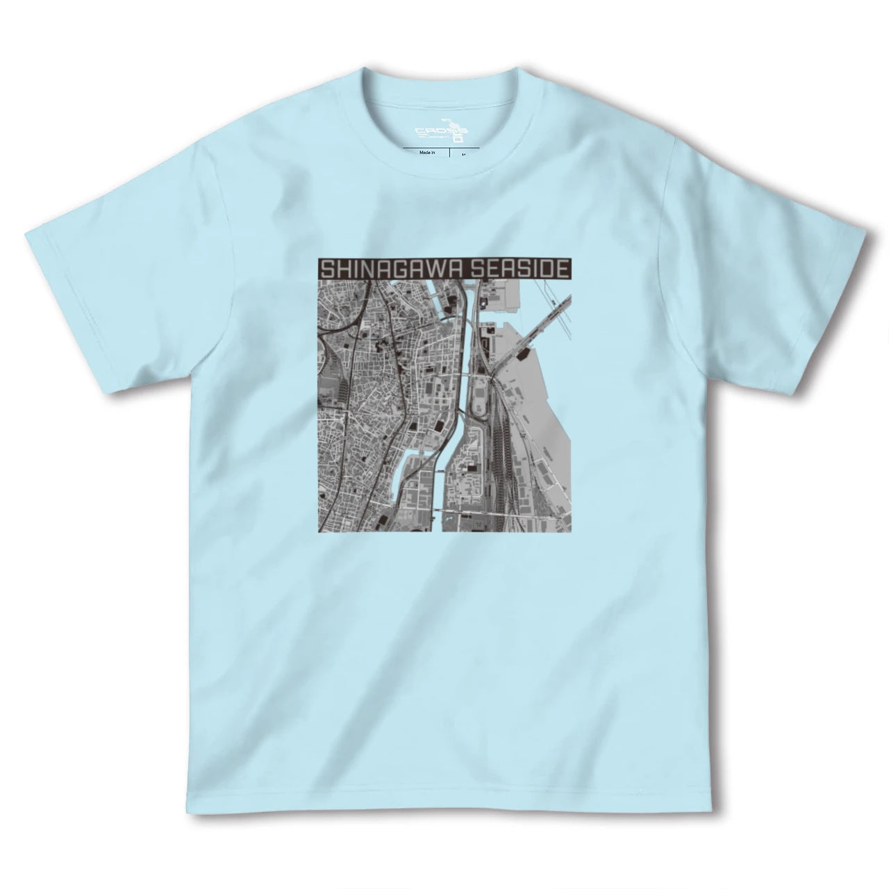 【品川シーサイド(東京都)】地図柄ヘビーウェイトTシャツ