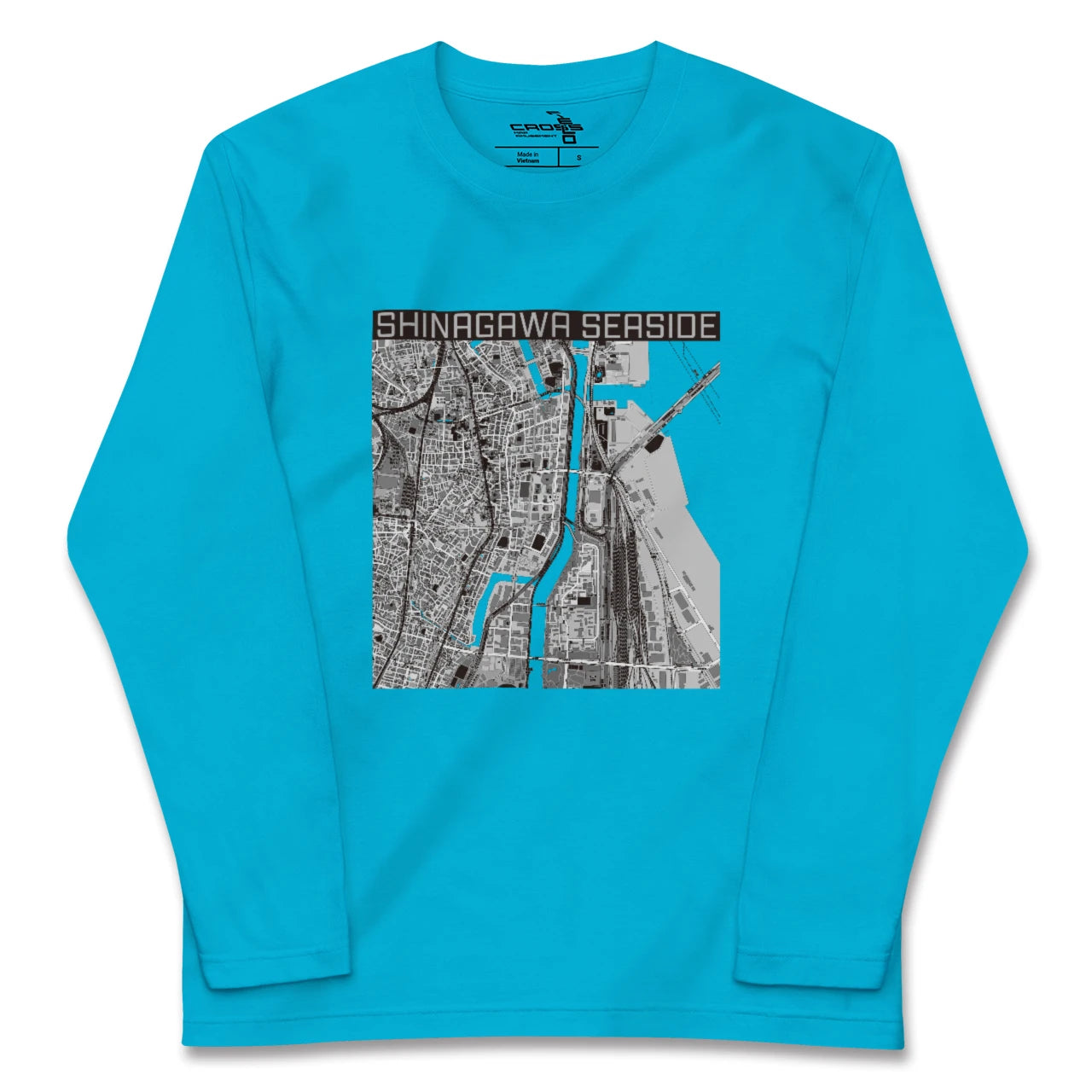 【品川シーサイド(東京都)】地図柄ロングスリーブTシャツ