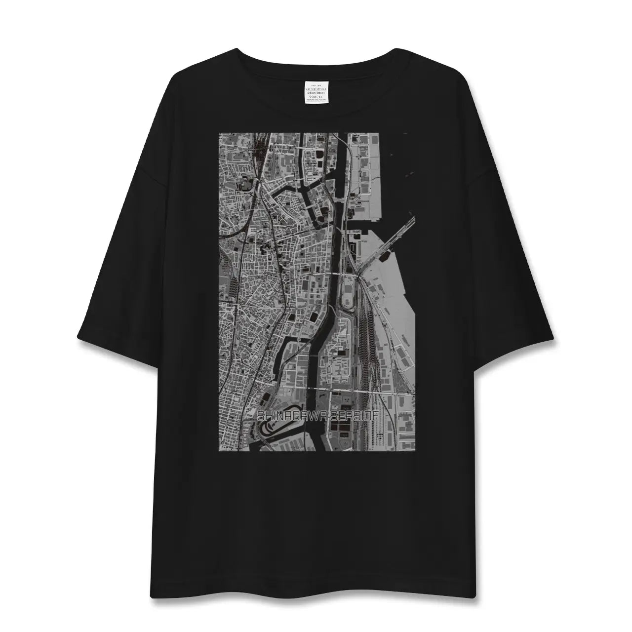 【品川シーサイド(東京都)】地図柄ビッグシルエットTシャツ