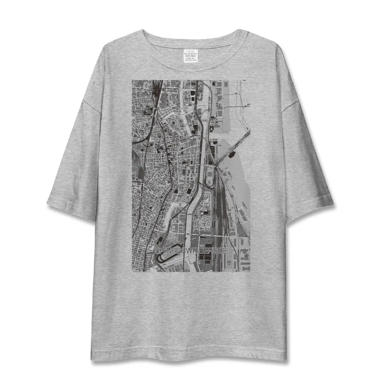 【品川シーサイド(東京都)】地図柄ビッグシルエットTシャツ