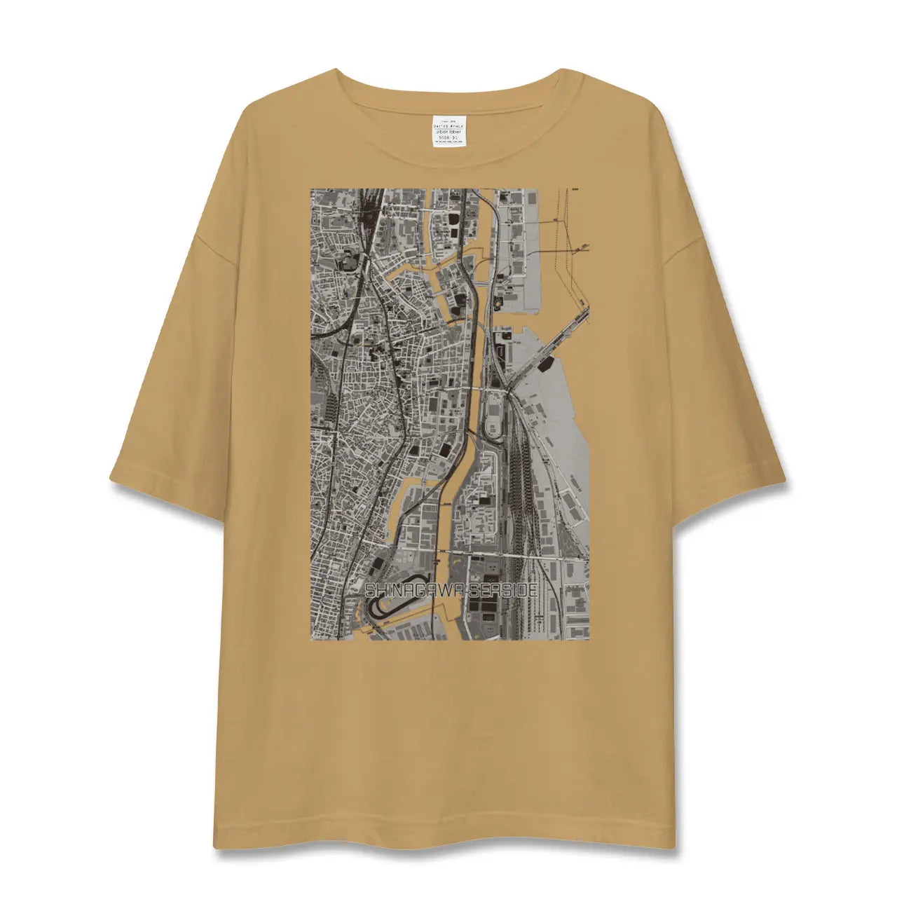 【品川シーサイド(東京都)】地図柄ビッグシルエットTシャツ