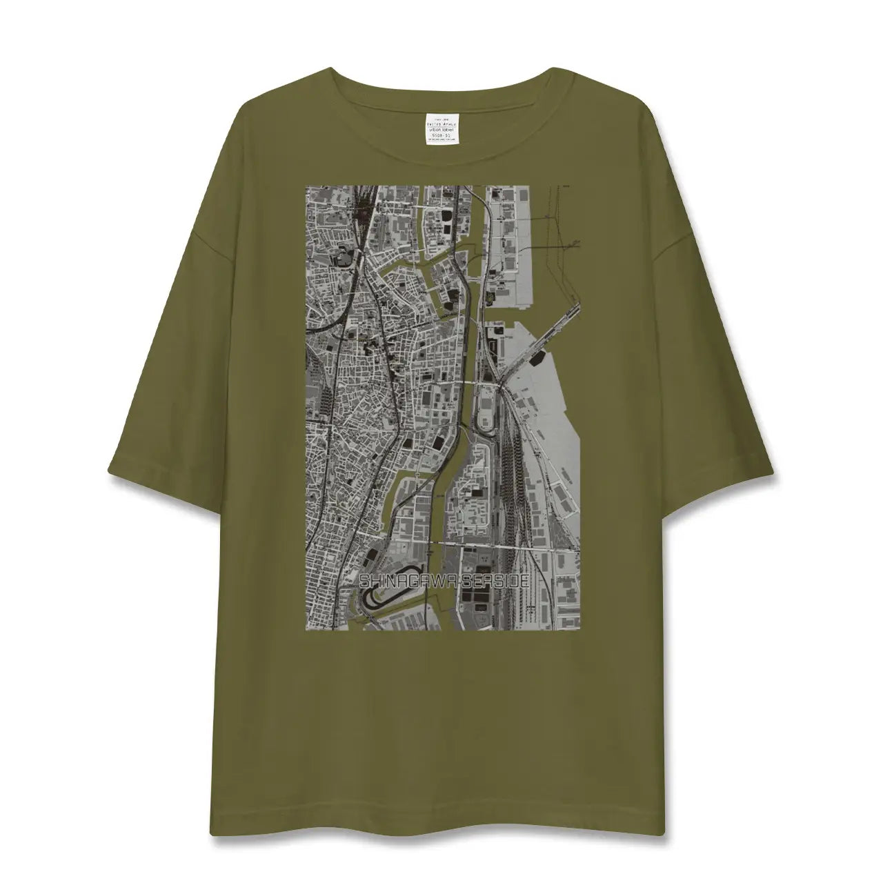 【品川シーサイド(東京都)】地図柄ビッグシルエットTシャツ