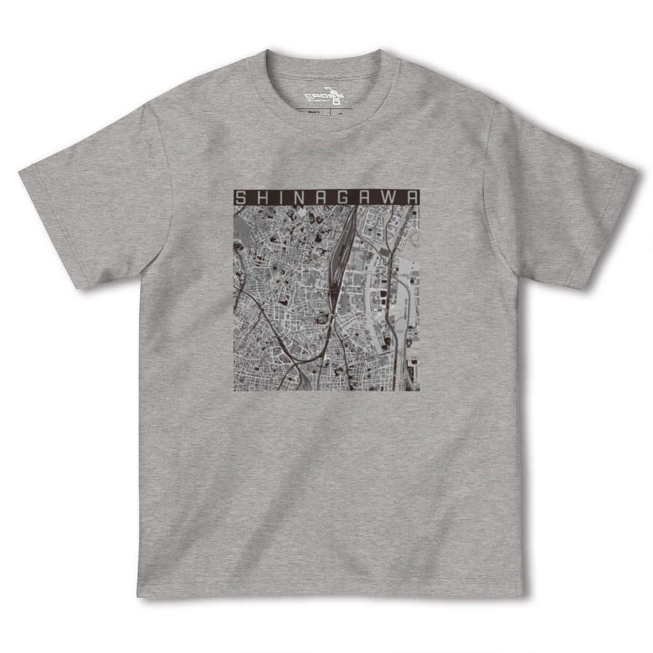 【品川(東京都)】地図柄ヘビーウェイトTシャツ