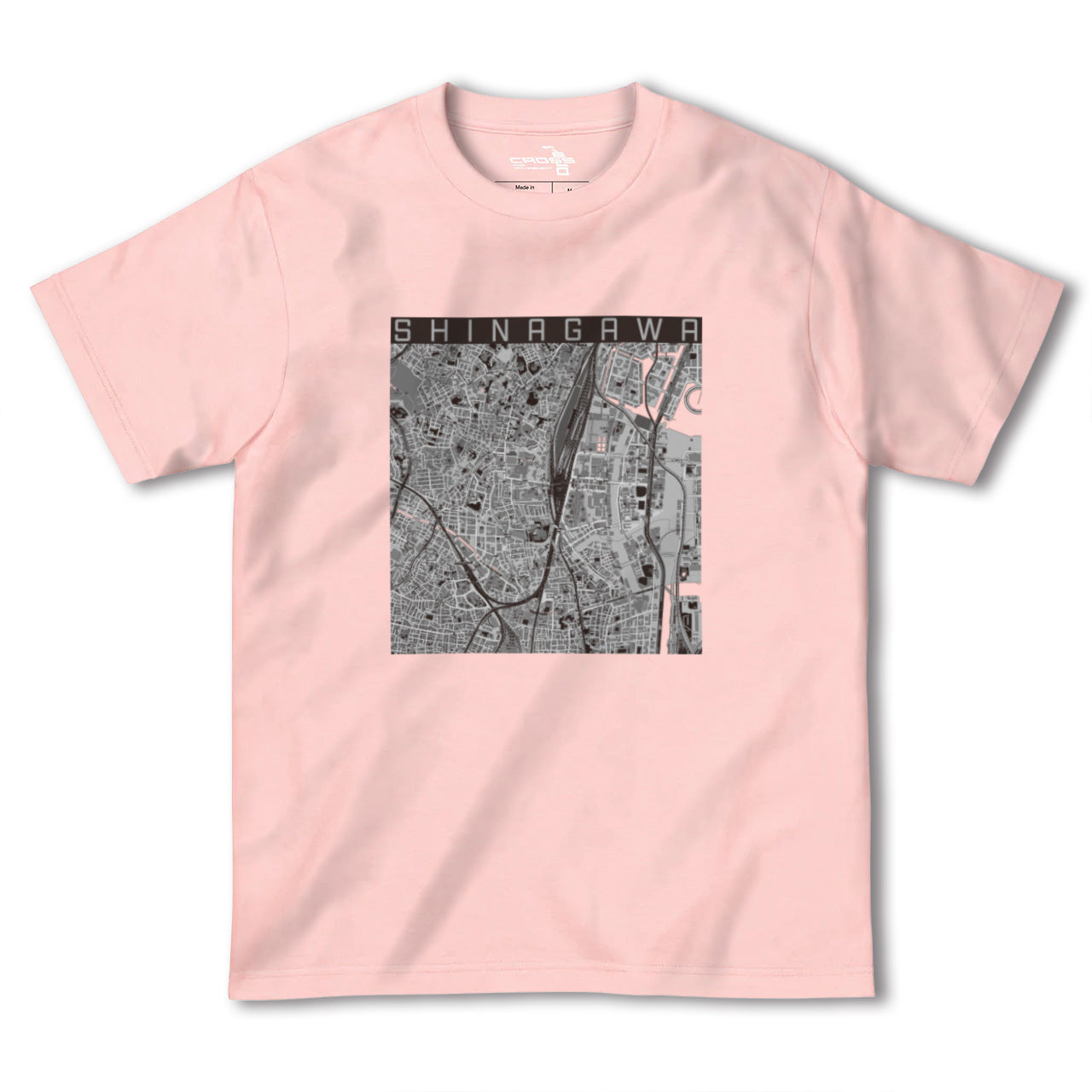 【品川(東京都)】地図柄ヘビーウェイトTシャツ