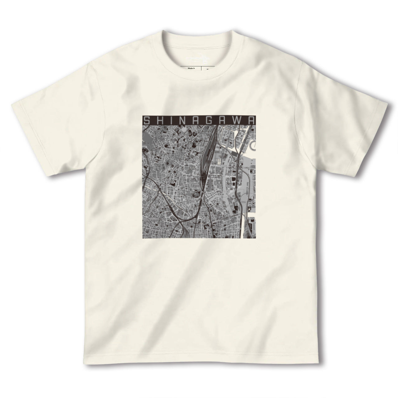 【品川(東京都)】地図柄ヘビーウェイトTシャツ