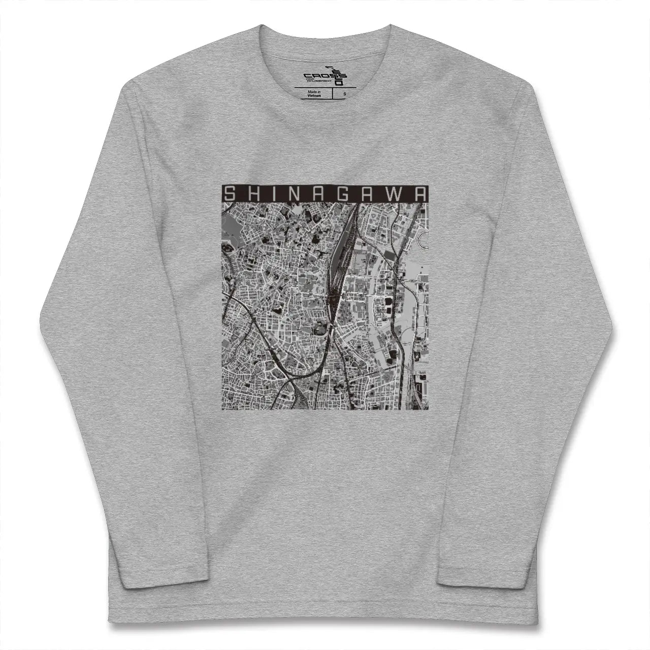 【品川(東京都)】地図柄ロングスリーブTシャツ