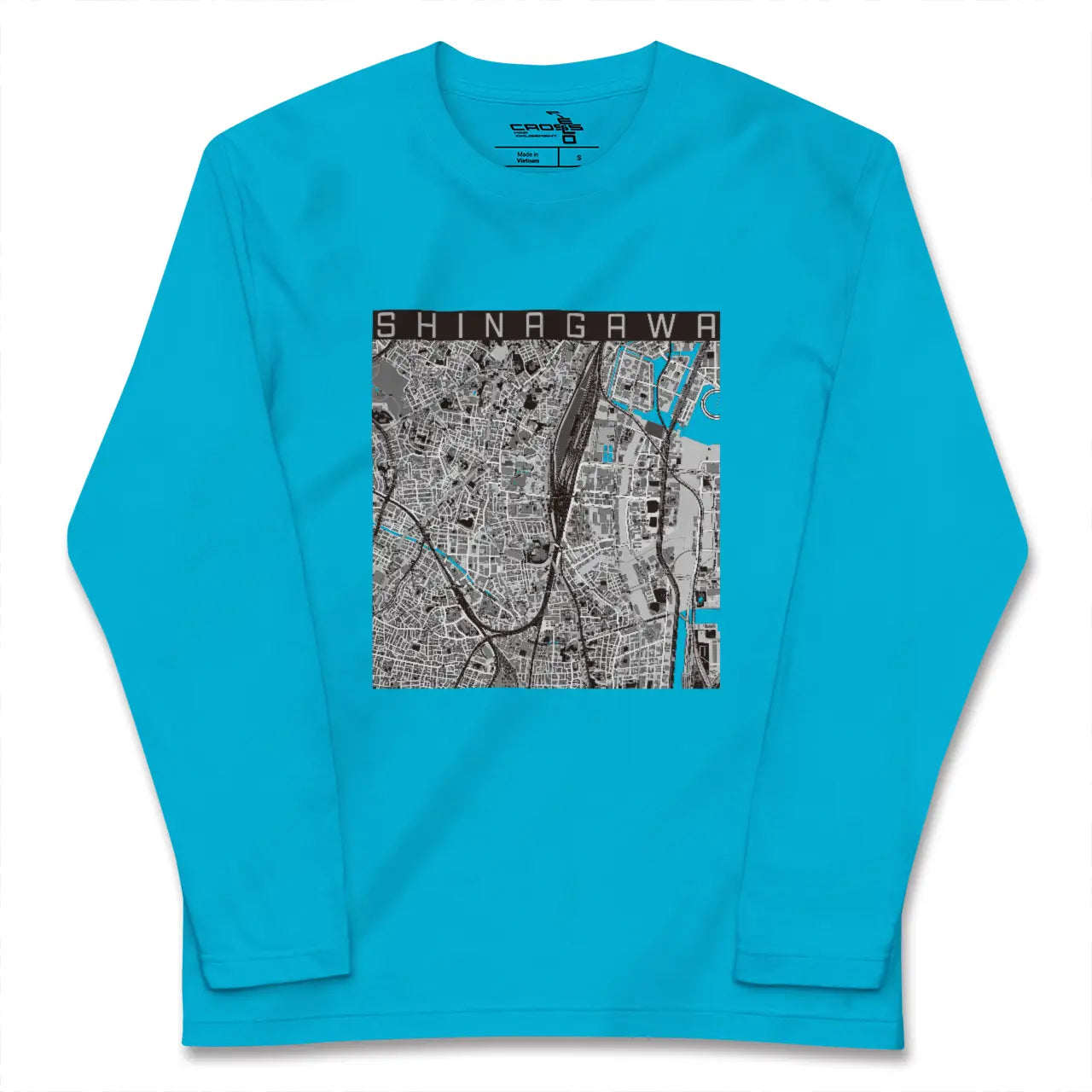 【品川(東京都)】地図柄ロングスリーブTシャツ