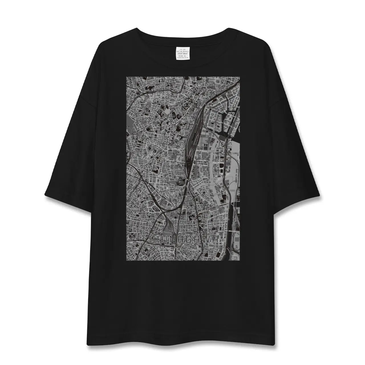 【品川(東京都)】地図柄ビッグシルエットTシャツ