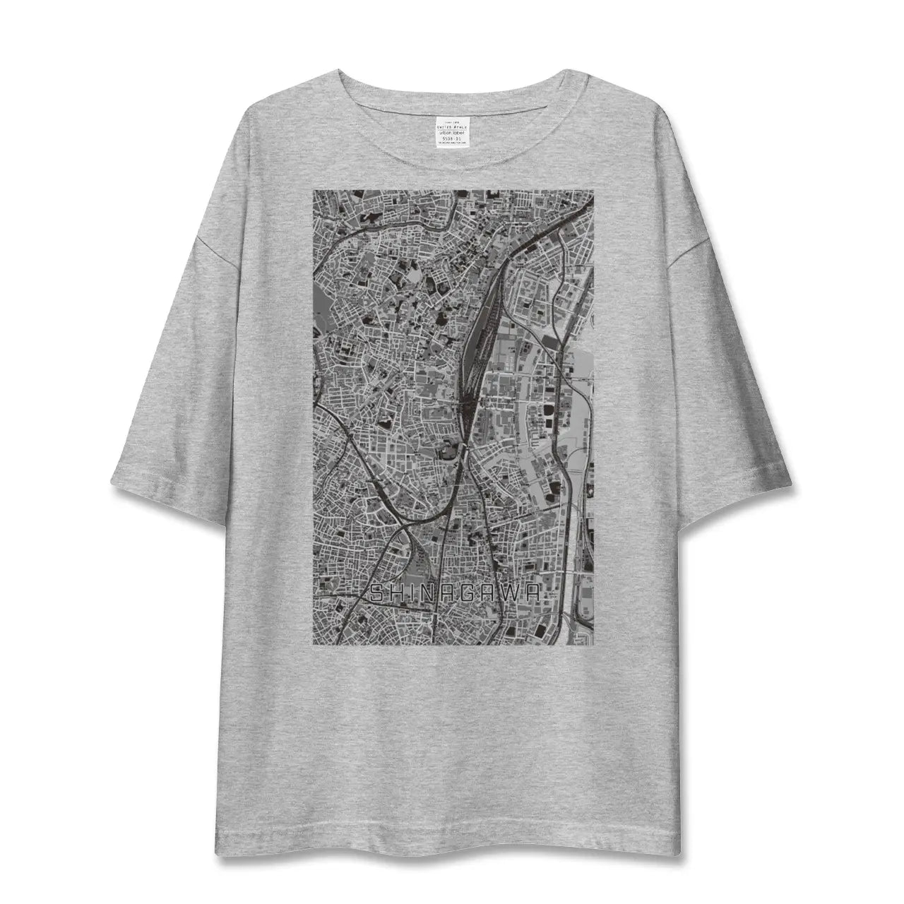 【品川(東京都)】地図柄ビッグシルエットTシャツ
