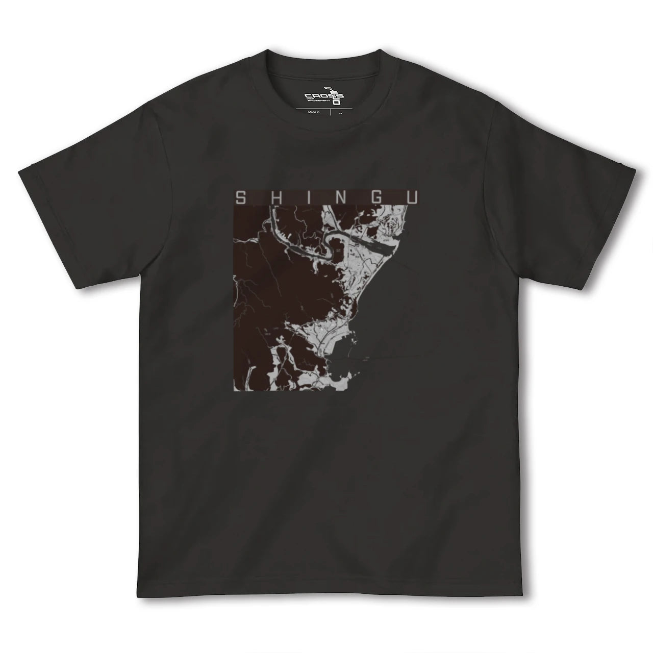 【新宮(和歌山県)(和歌山県)】地図柄ヘビーウェイトTシャツ