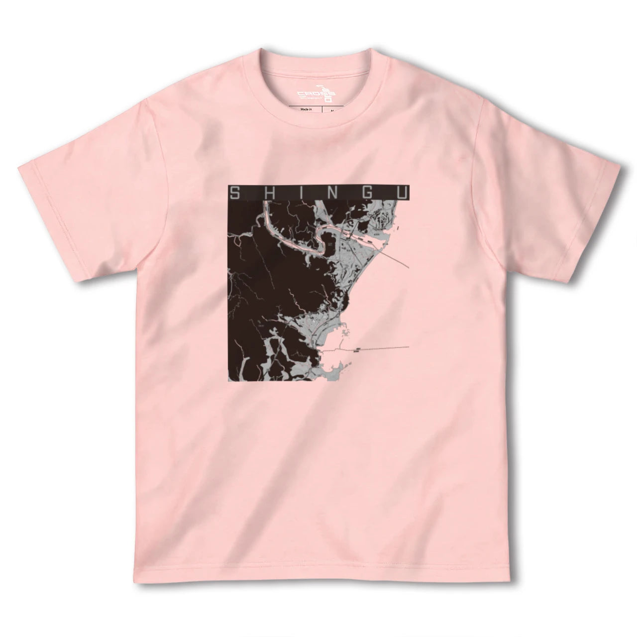 【新宮(和歌山県)(和歌山県)】地図柄ヘビーウェイトTシャツ