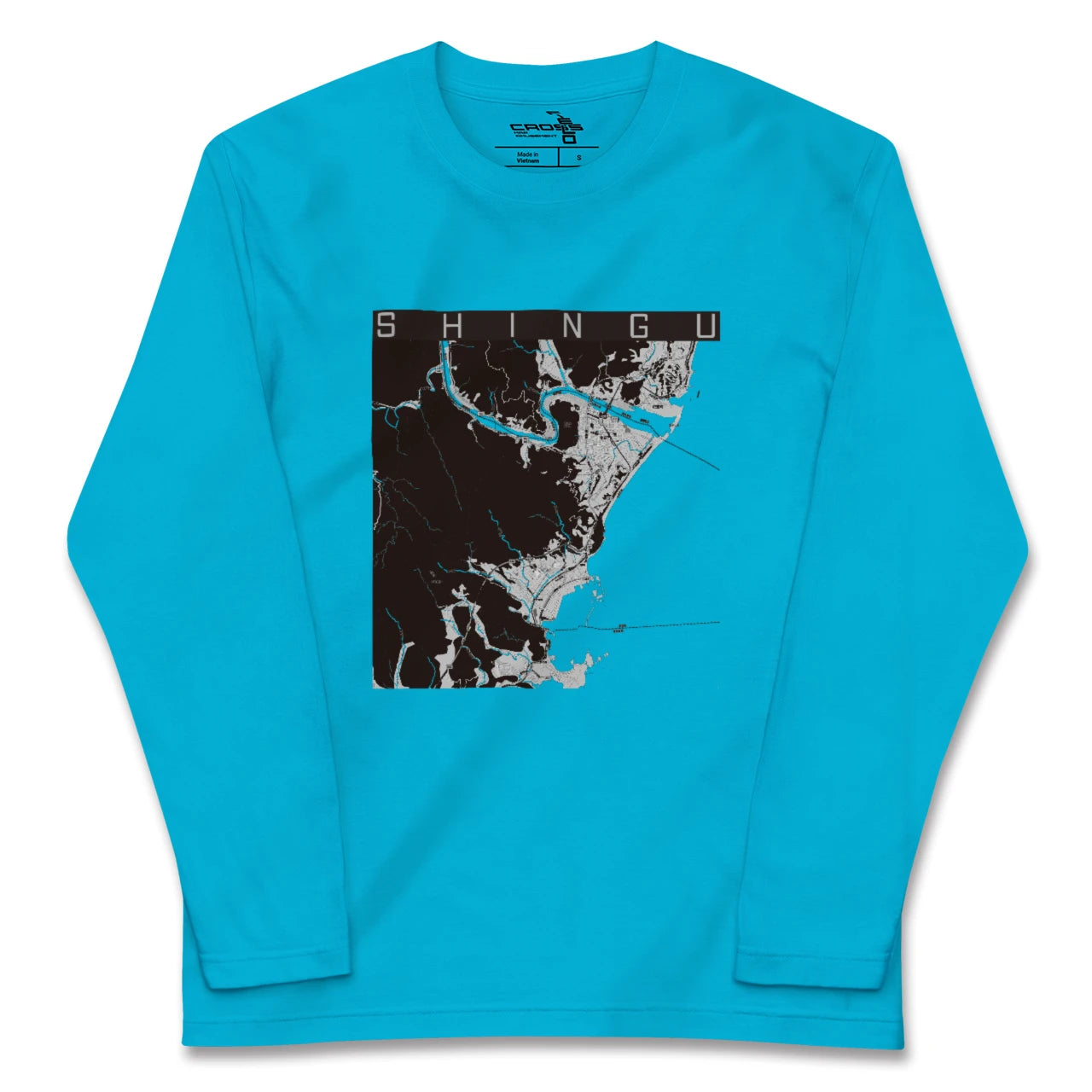 【新宮(和歌山県)(和歌山県)】地図柄ロングスリーブTシャツ