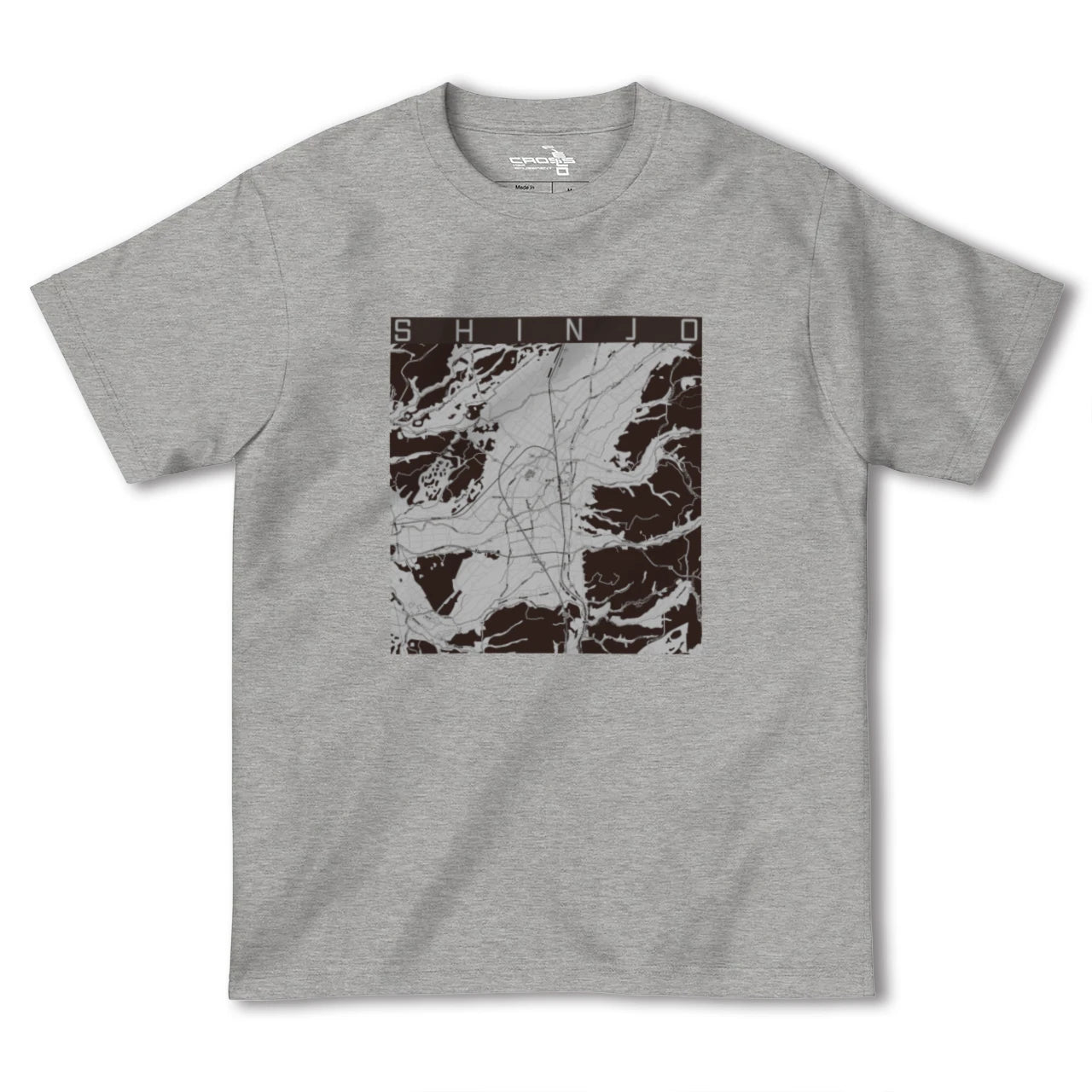 【新庄(山形県)】地図柄ヘビーウェイトTシャツ