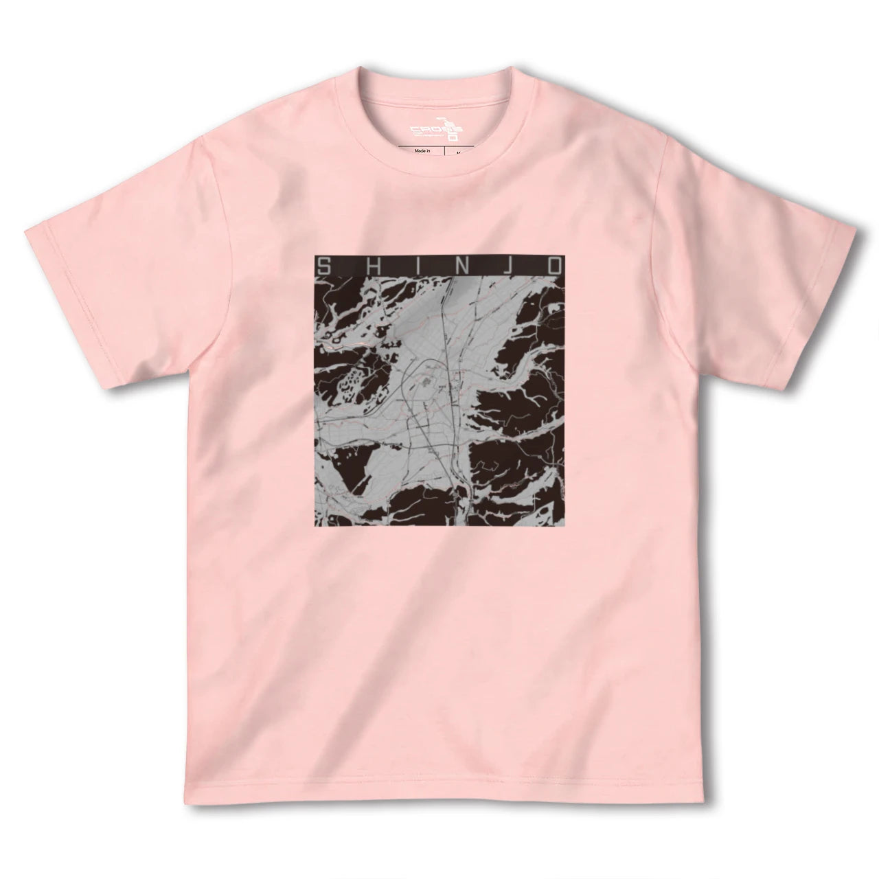 【新庄(山形県)】地図柄ヘビーウェイトTシャツ
