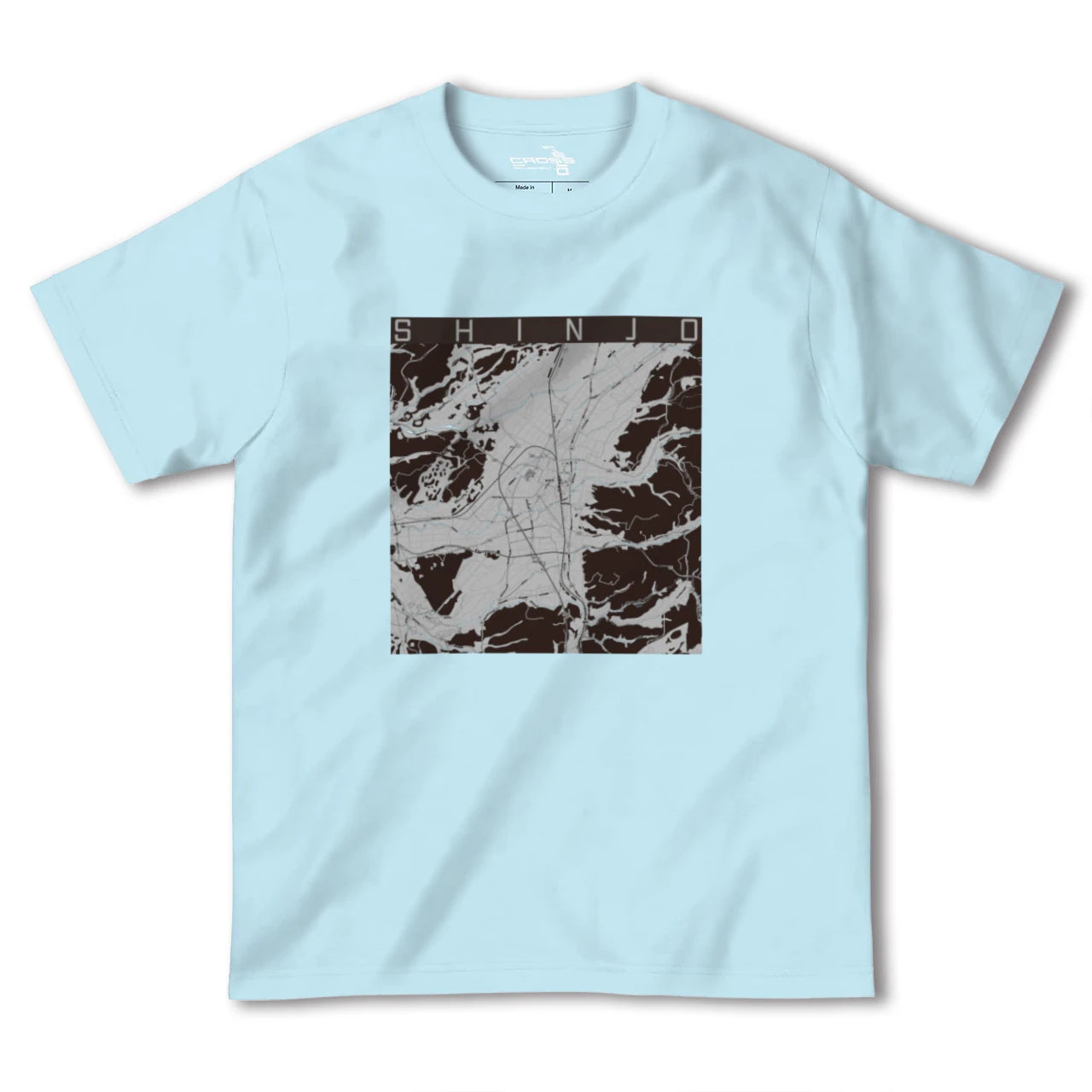 【新庄(山形県)】地図柄ヘビーウェイトTシャツ