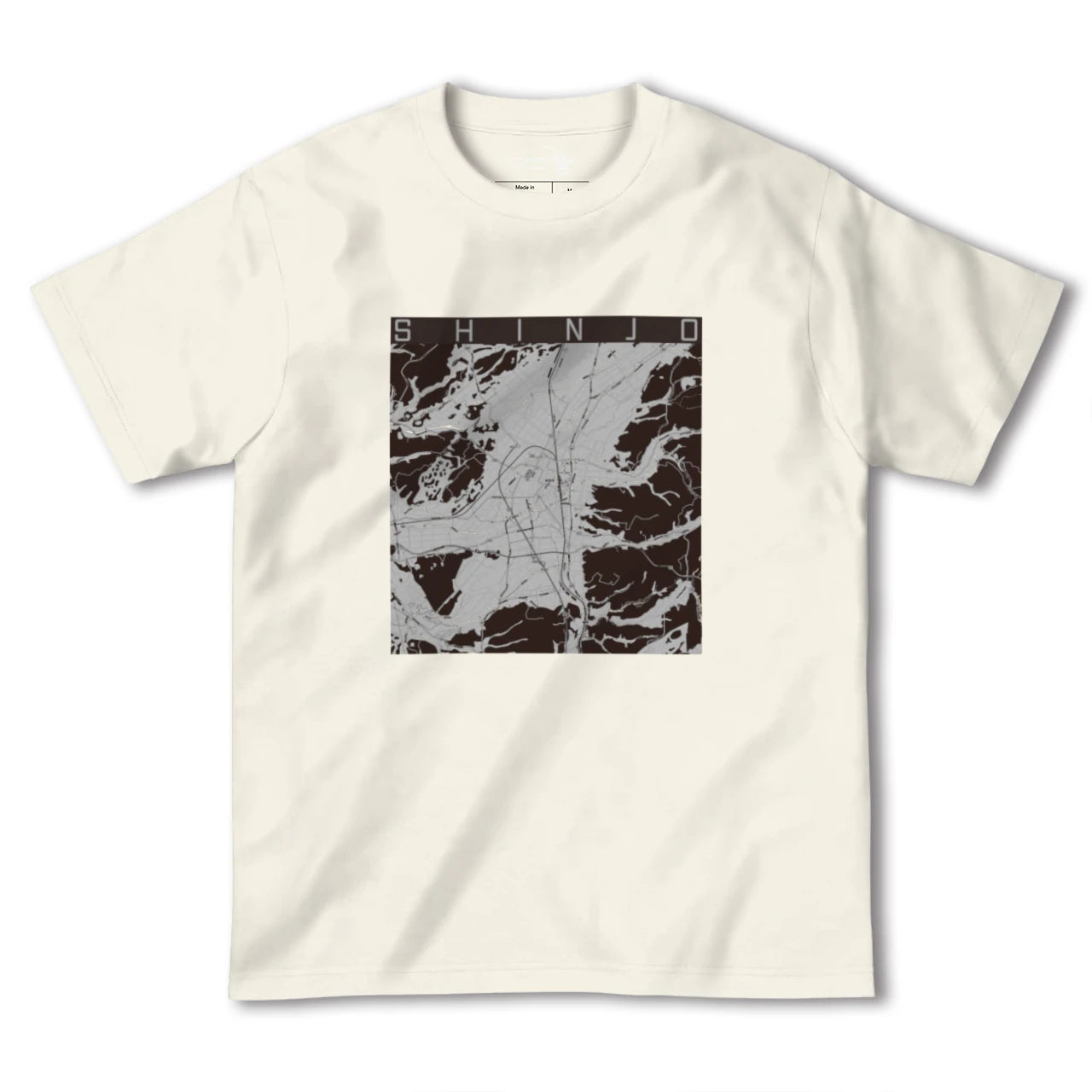 【新庄(山形県)】地図柄ヘビーウェイトTシャツ
