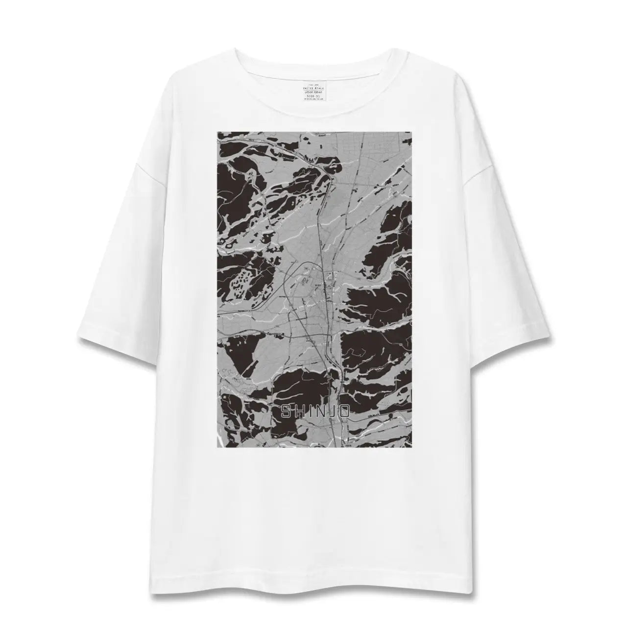 【新庄(山形県)】地図柄ビッグシルエットTシャツ