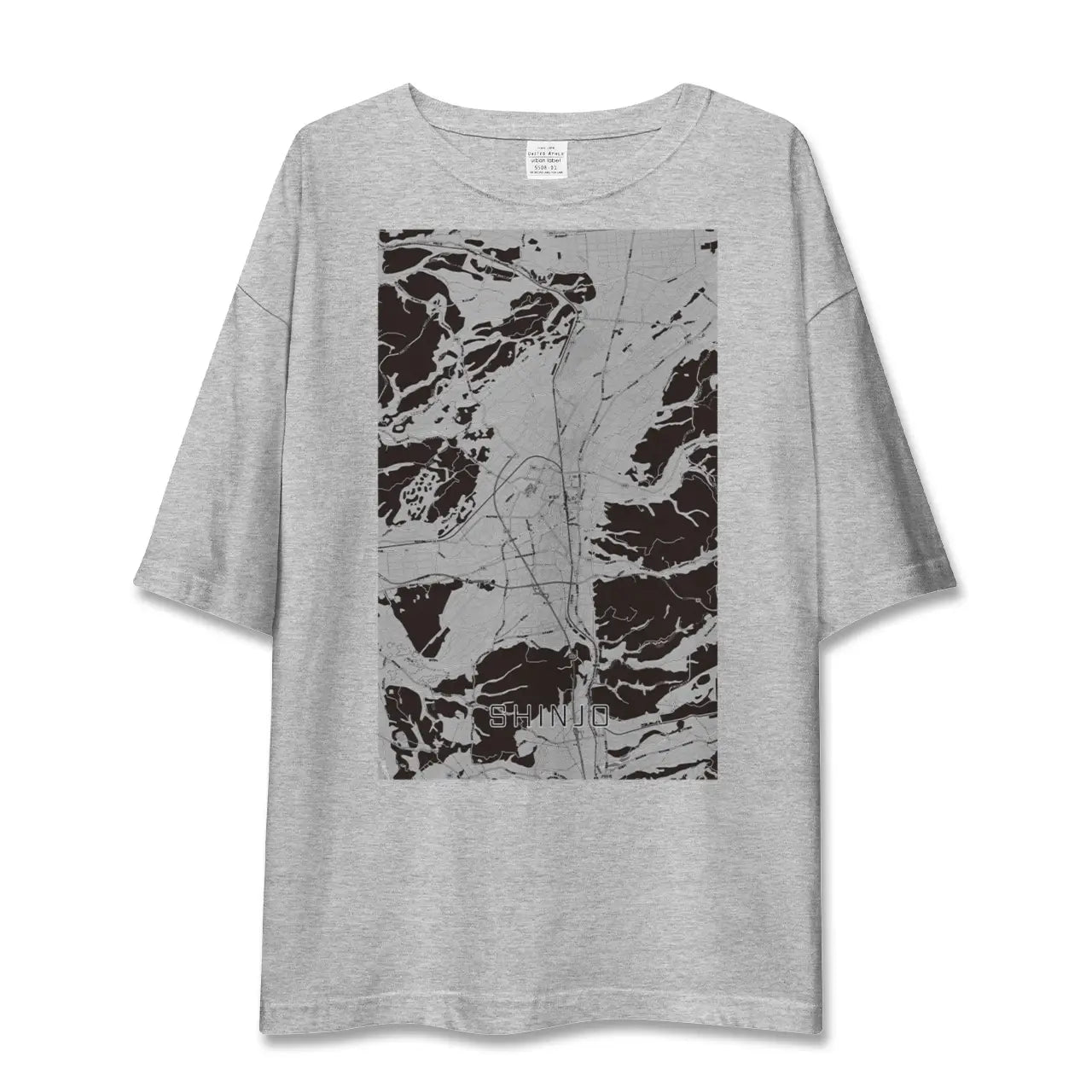 【新庄(山形県)】地図柄ビッグシルエットTシャツ