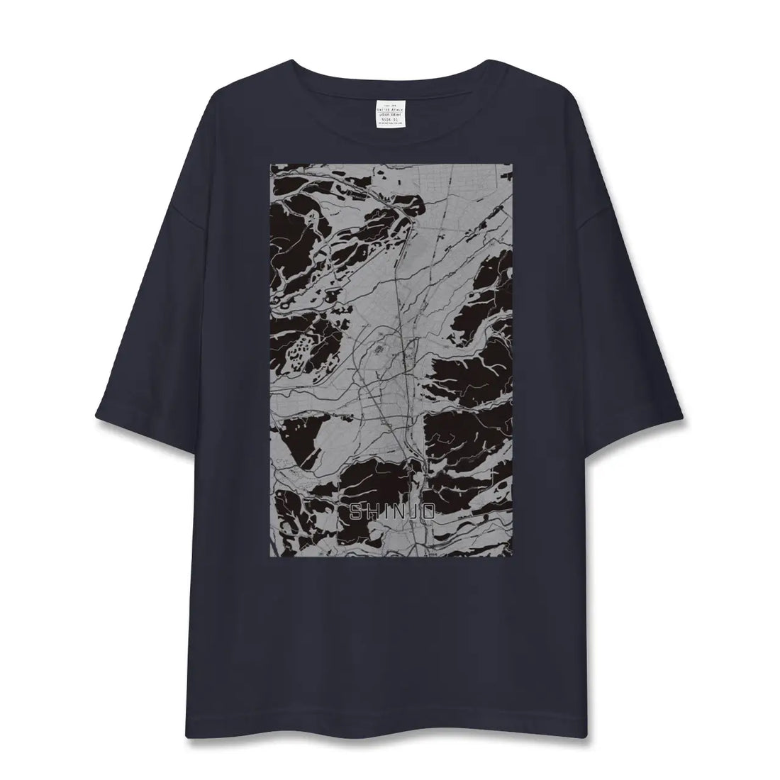 【新庄(山形県)】地図柄ビッグシルエットTシャツ