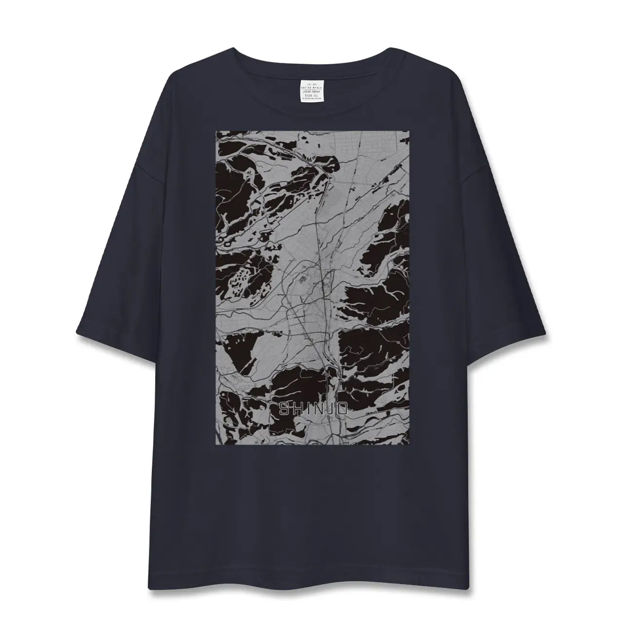 【新庄(山形県)】地図柄ビッグシルエットTシャツ