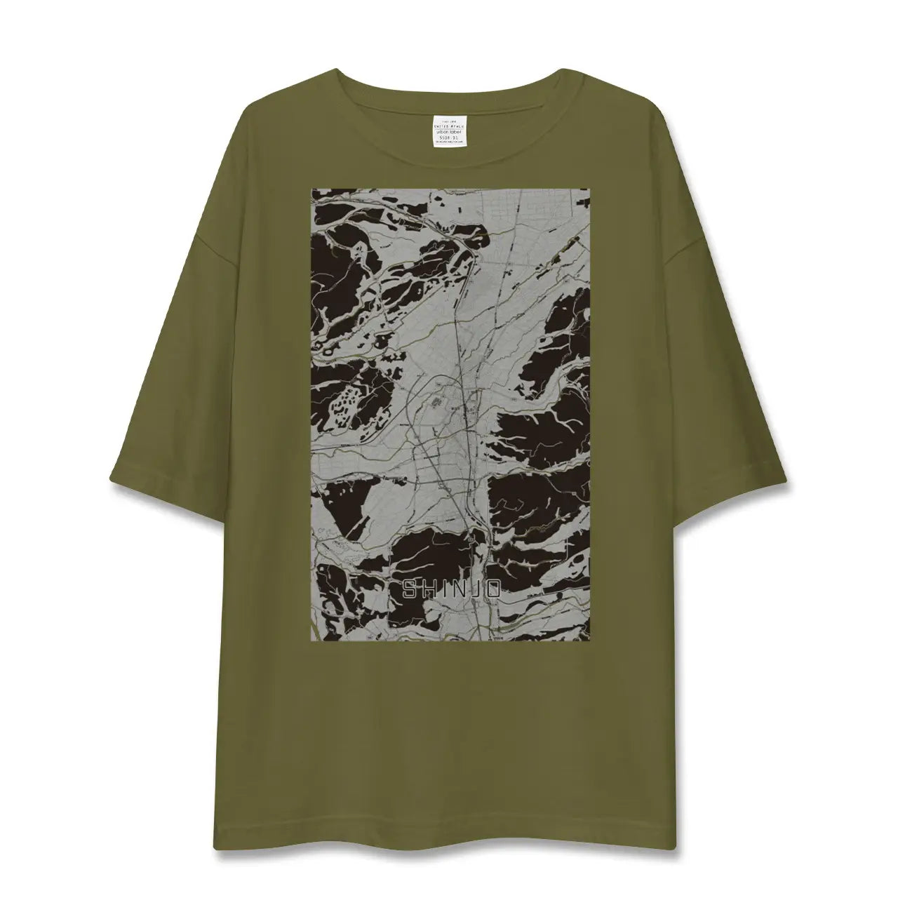 【新庄(山形県)】地図柄ビッグシルエットTシャツ