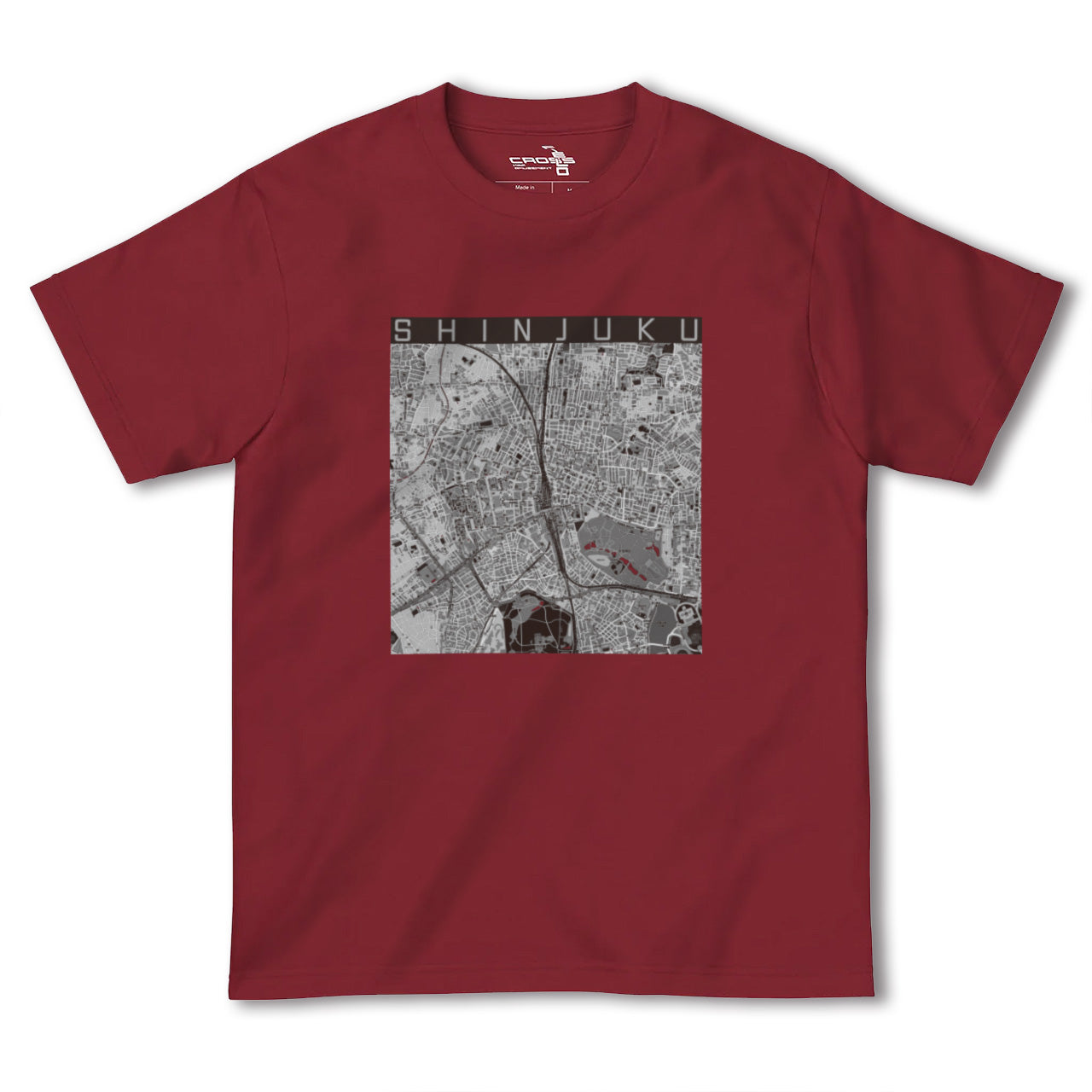 【新宿(東京都)】地図柄ヘビーウェイトTシャツ