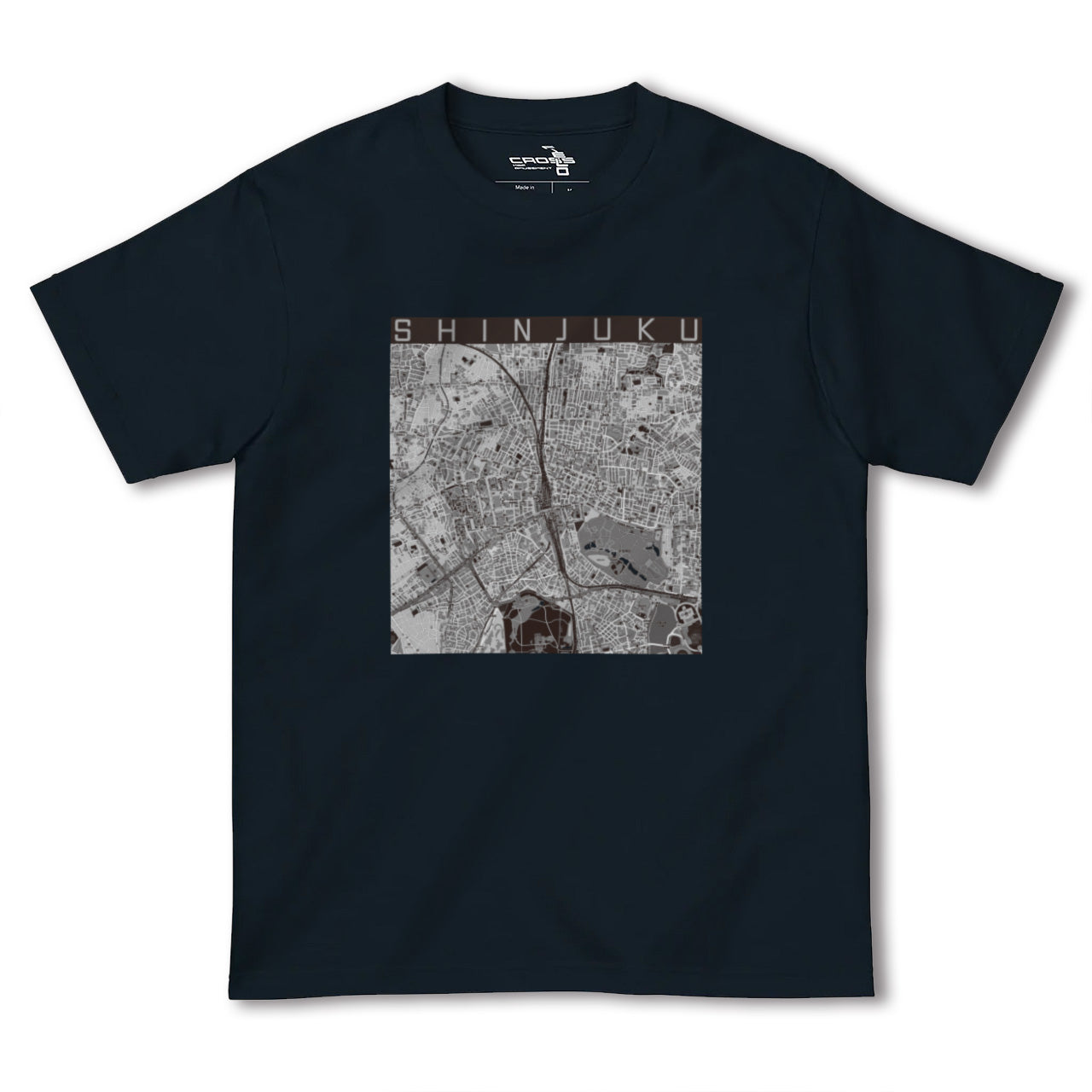 【新宿(東京都)】地図柄ヘビーウェイトTシャツ