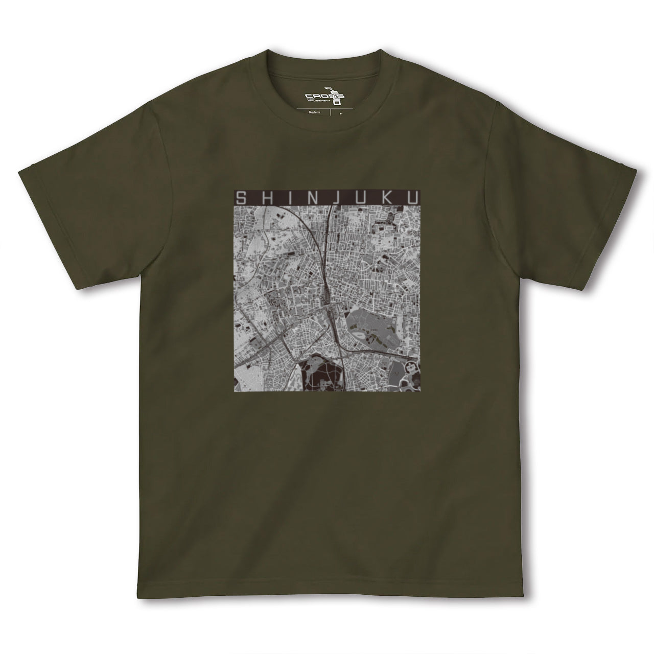 【新宿(東京都)】地図柄ヘビーウェイトTシャツ