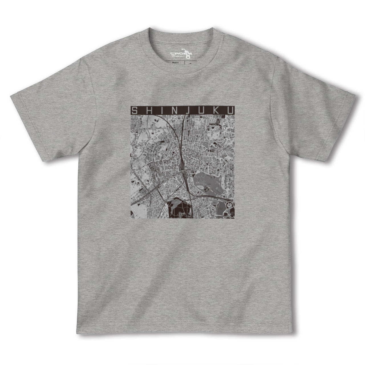 【新宿(東京都)】地図柄ヘビーウェイトTシャツ