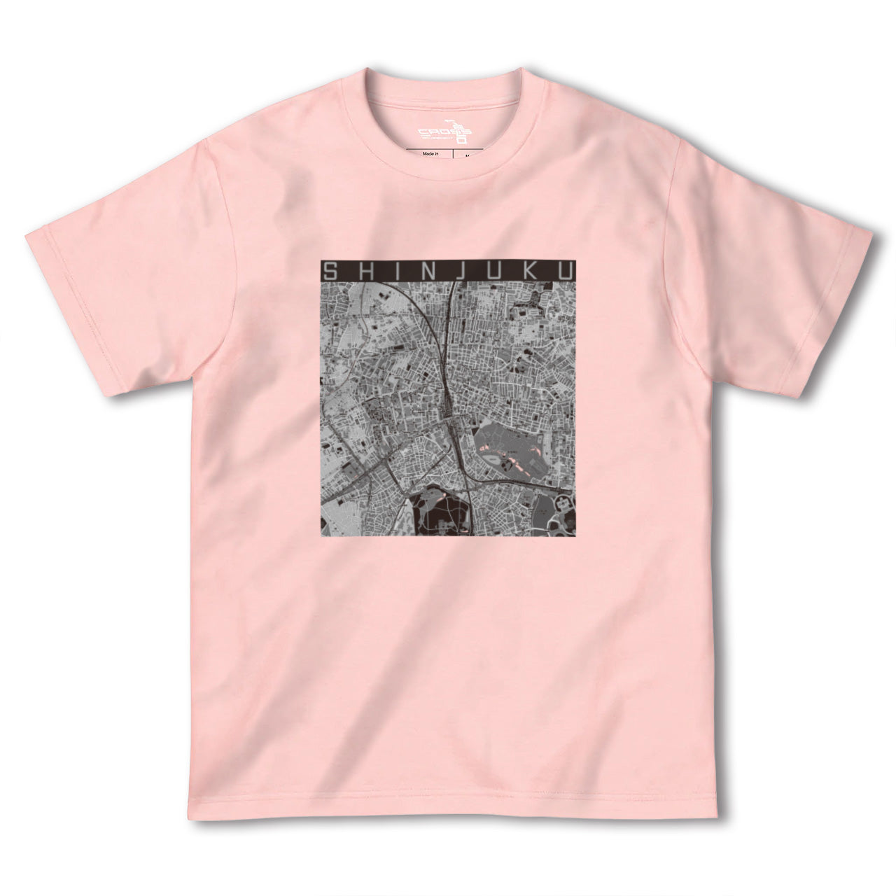 【新宿(東京都)】地図柄ヘビーウェイトTシャツ