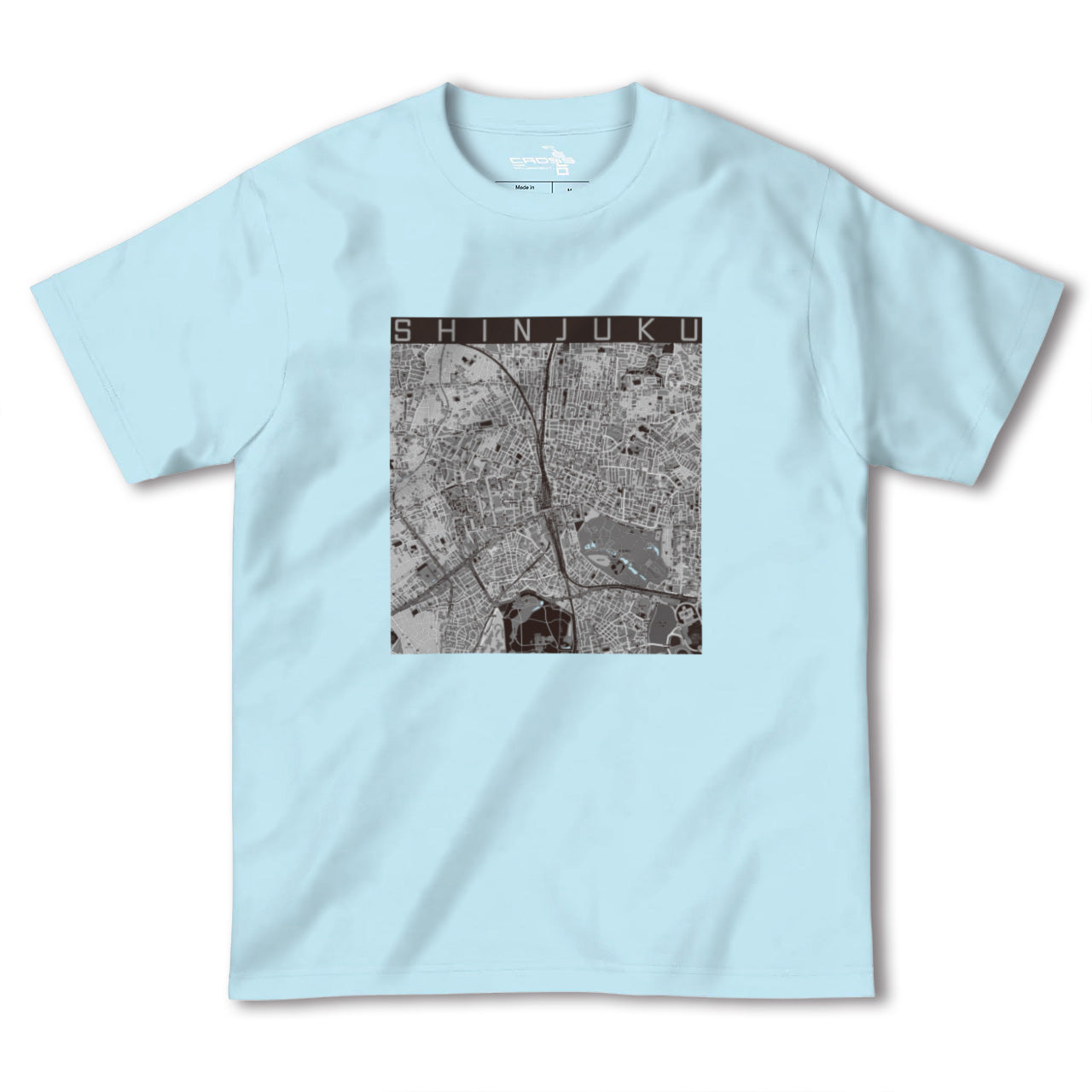 【新宿(東京都)】地図柄ヘビーウェイトTシャツ