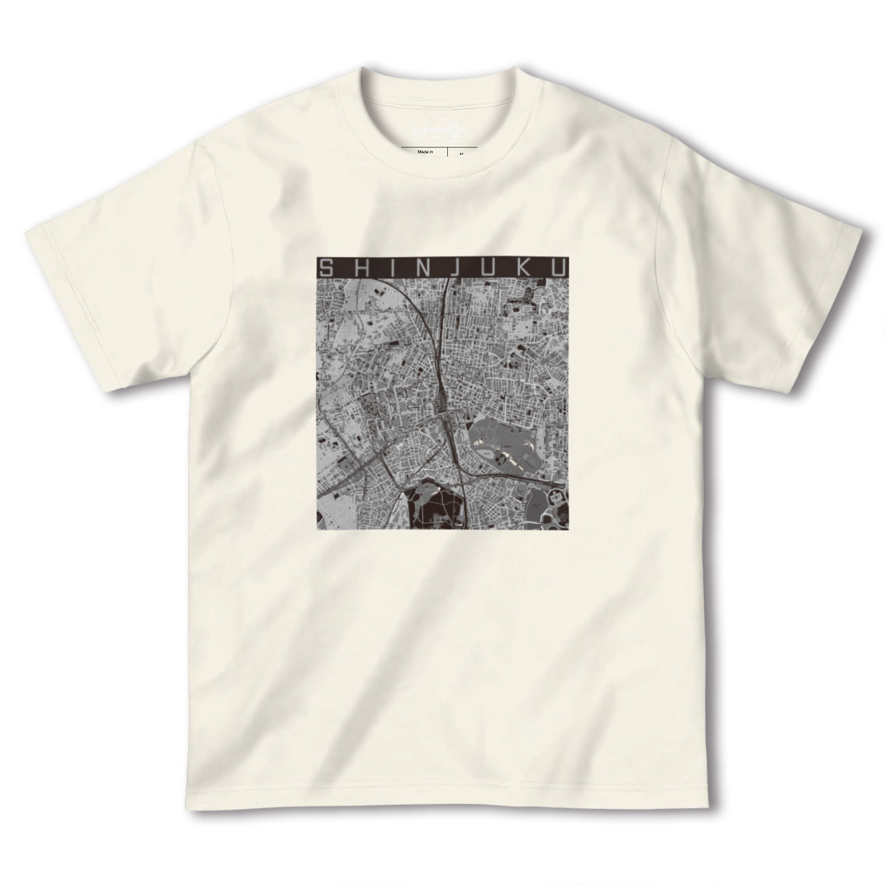 【新宿(東京都)】地図柄ヘビーウェイトTシャツ