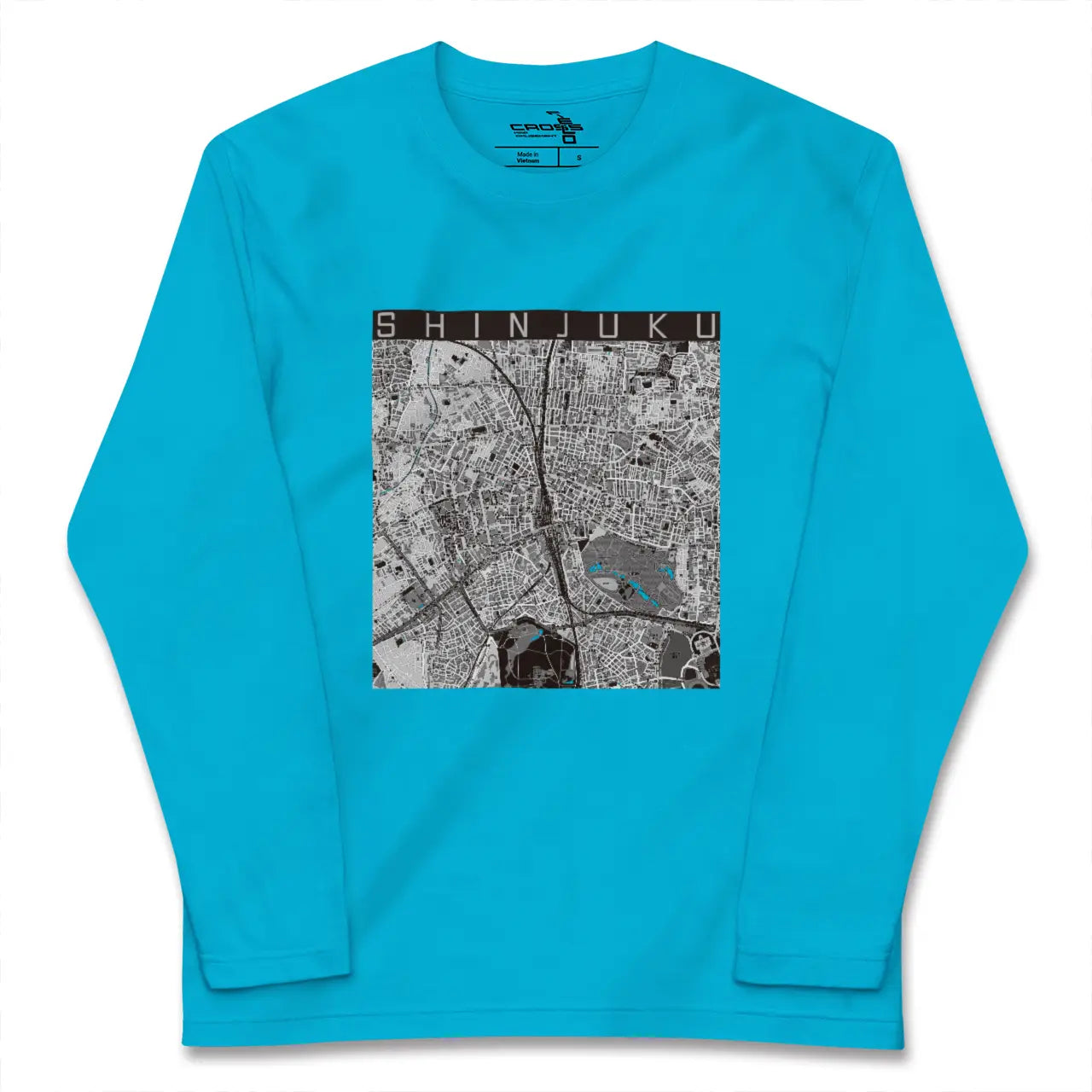 【新宿(東京都)】地図柄ロングスリーブTシャツ