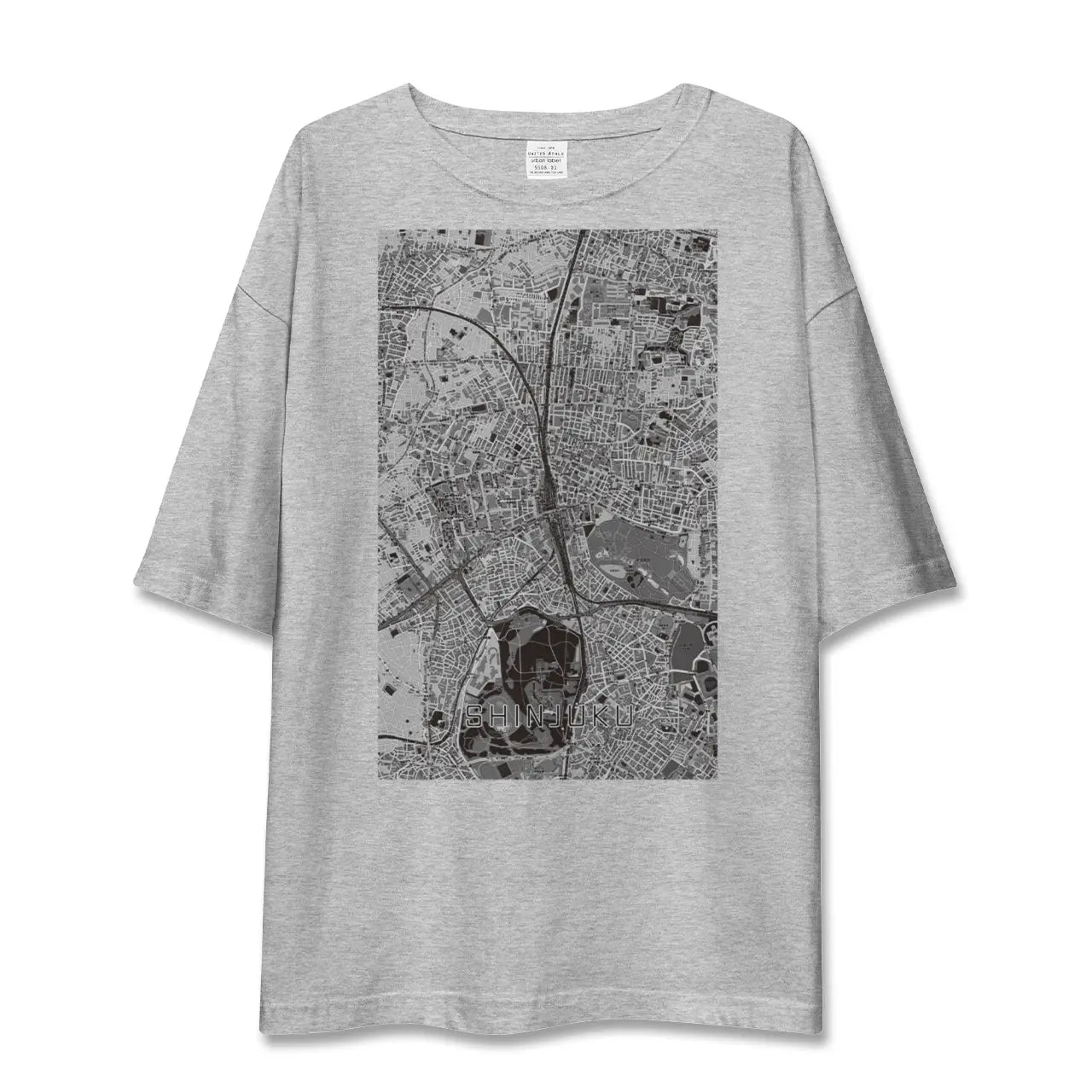 【新宿(東京都)】地図柄ビッグシルエットTシャツ